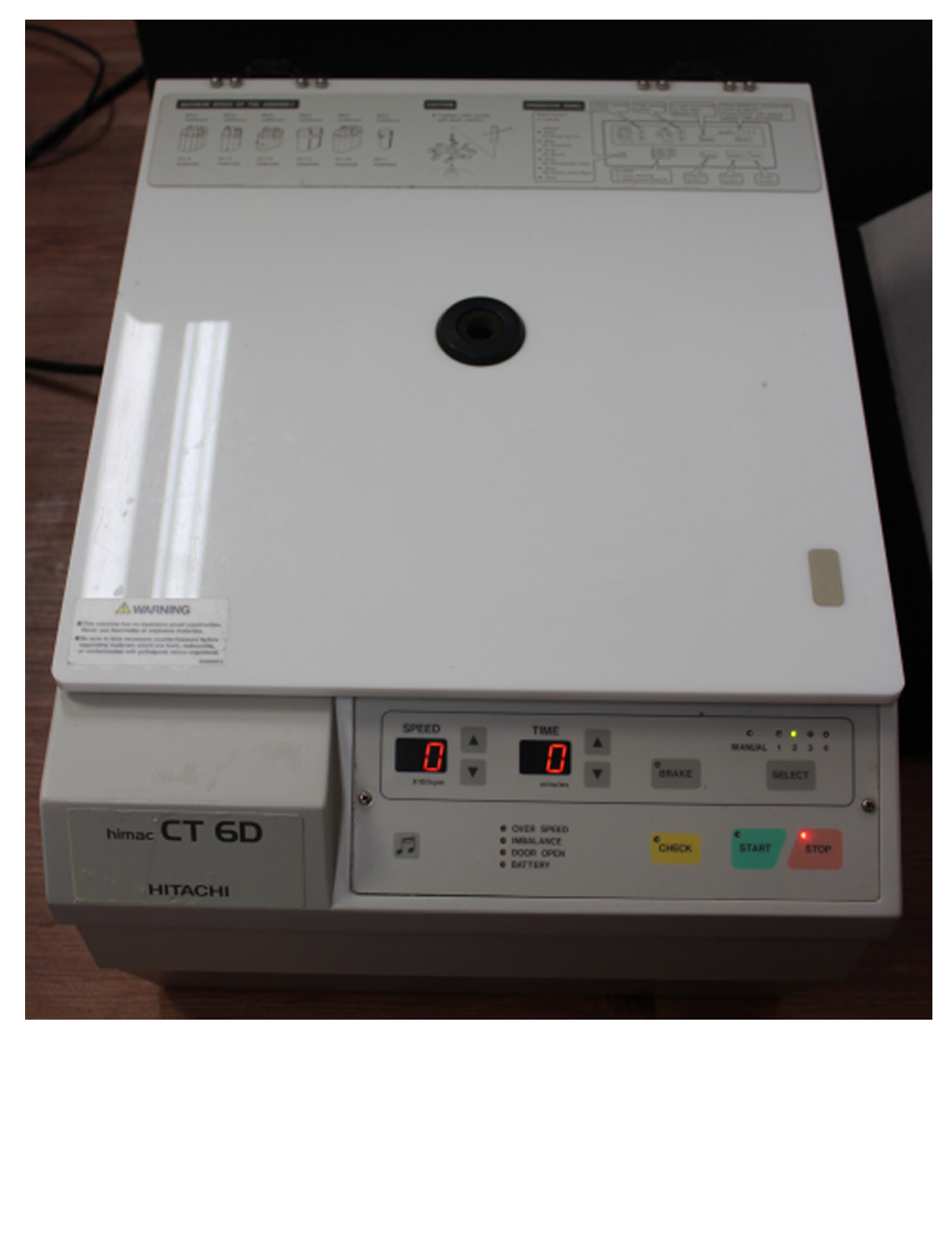 중고 원심분리기(Table-Top Centrifuge) Hitachi CT6D