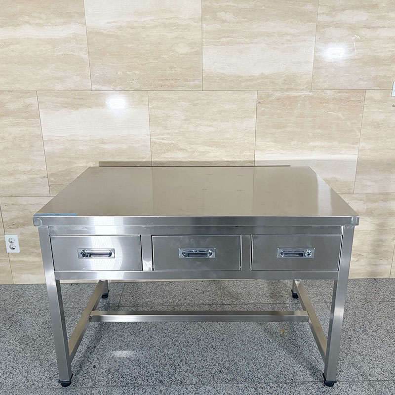 중고 서랍형 스테인리스 벽면 실험대 w1200 (BT29)