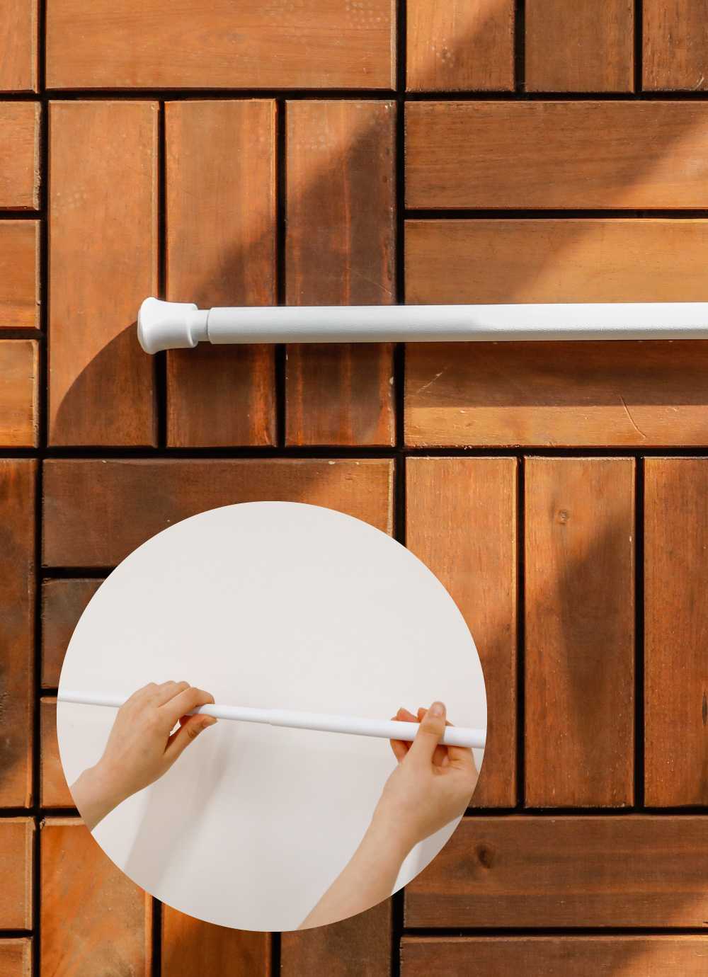 Compressed Curtain Rod 2colors