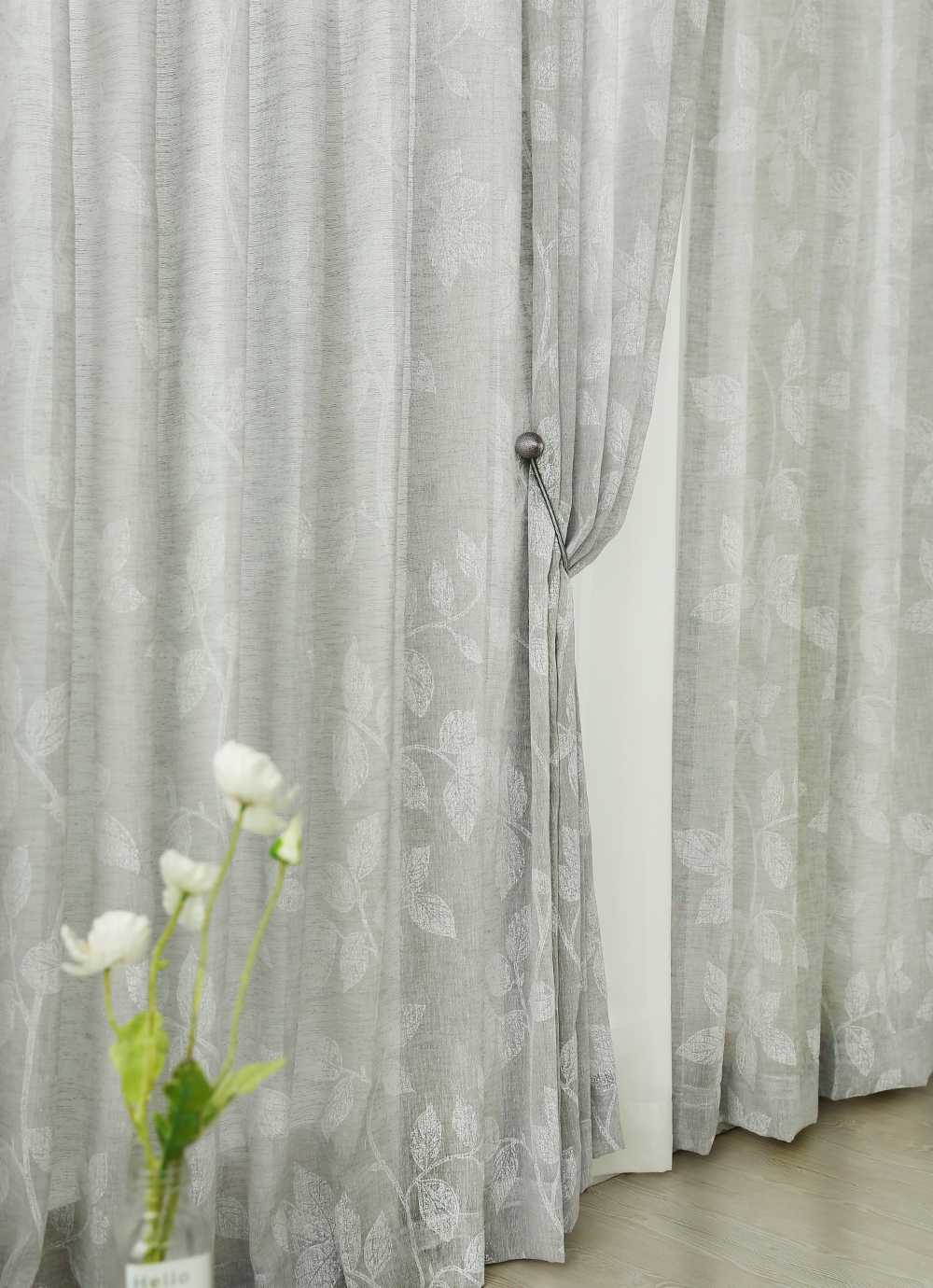 My Garden curtain grey