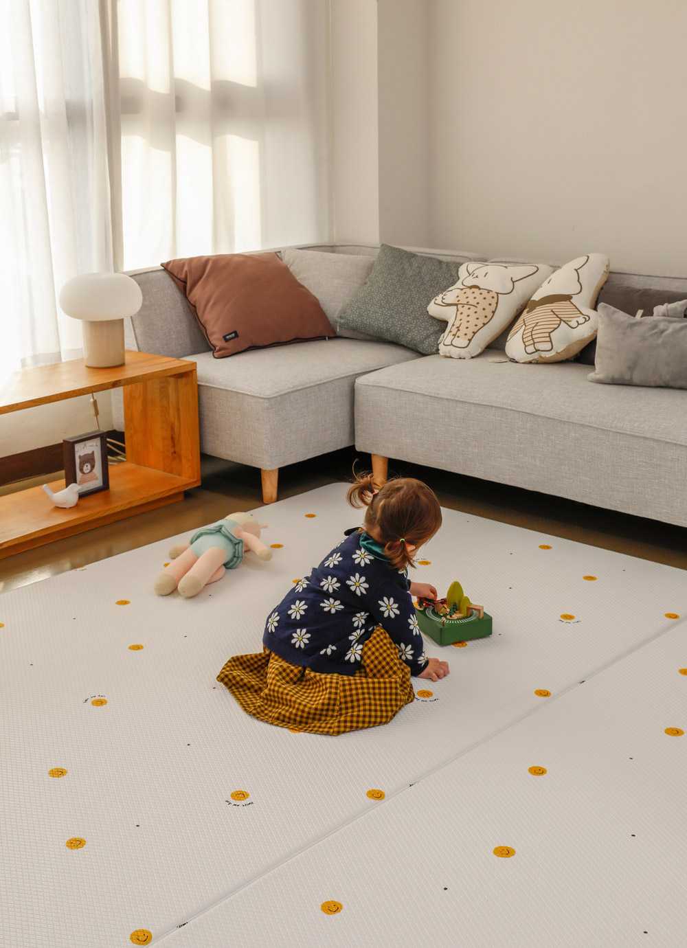 Made in Korea PVC Floor Noise Mat double-sided Play Mat 14T