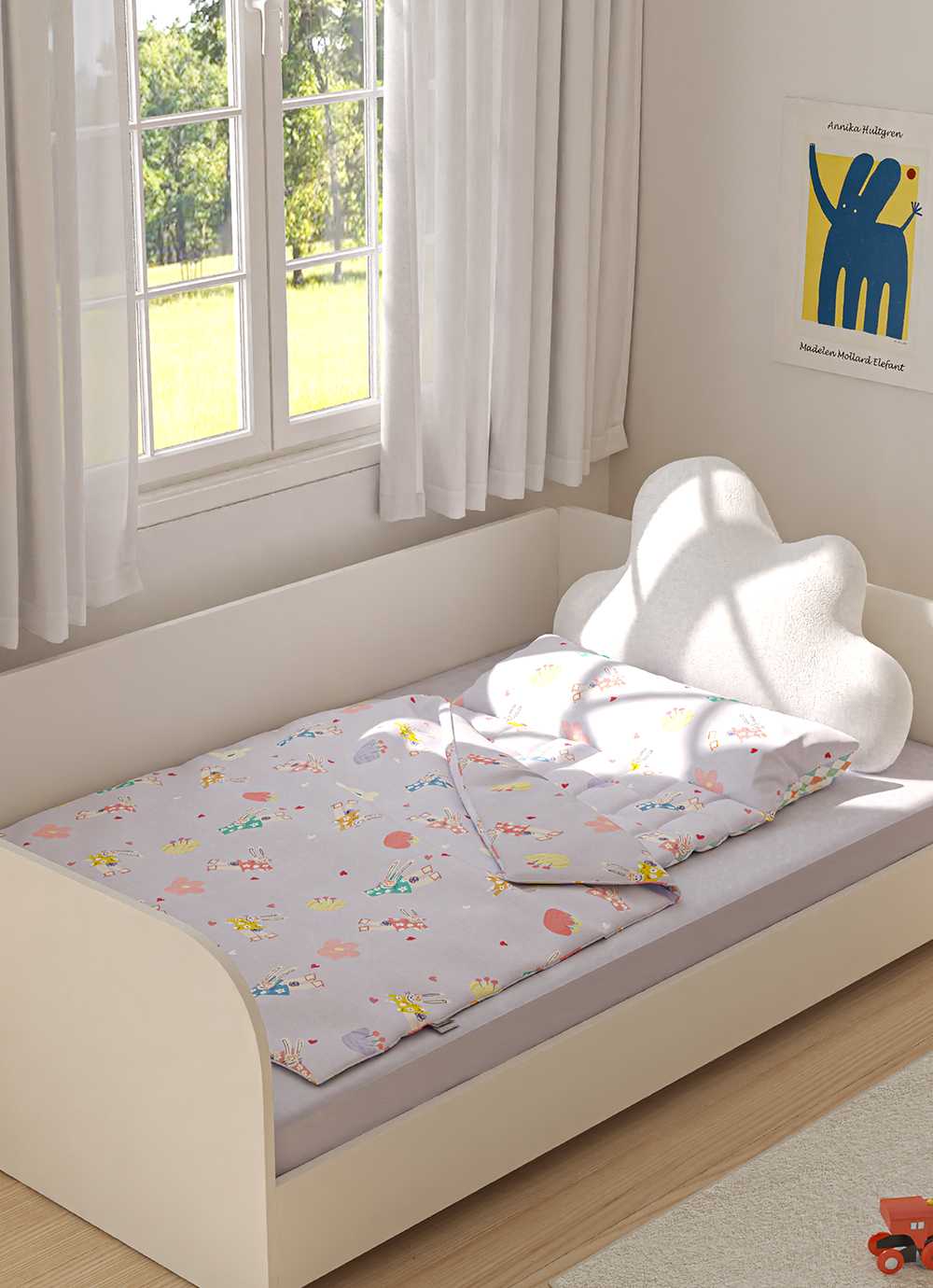 Rebit Dream Pure Cotton double-sided Nap Duvet & Pad Set