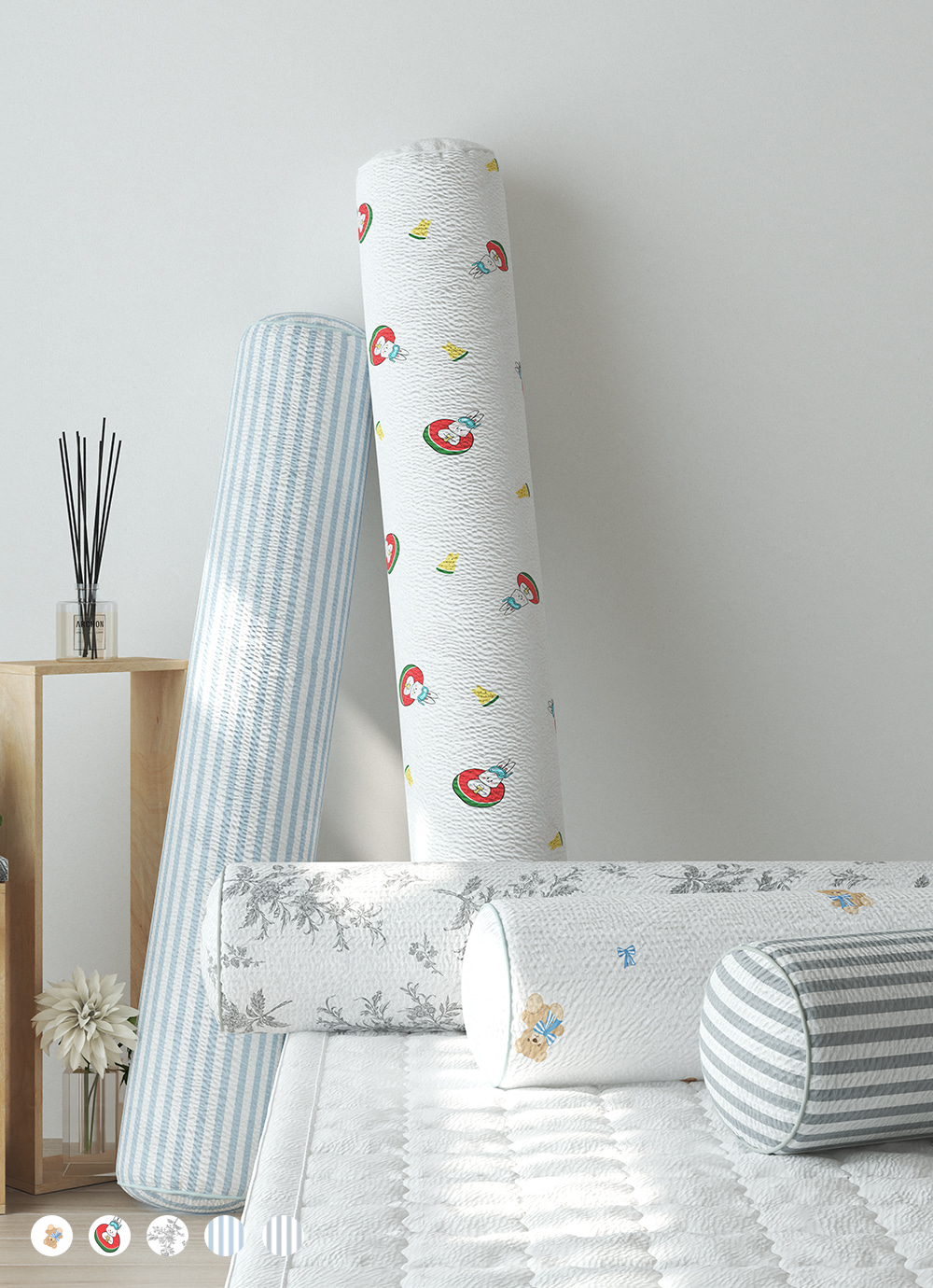 Seersucker Ripple summer Body Pillow 5 types