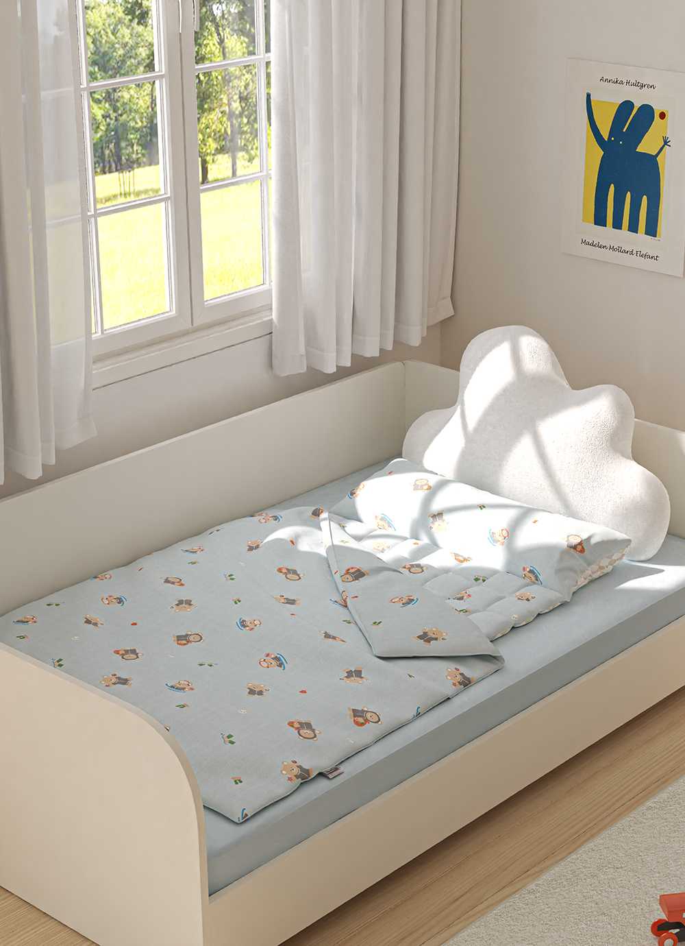 Gomi Pure Cotton double-sided Nap Duvet & Pad Set