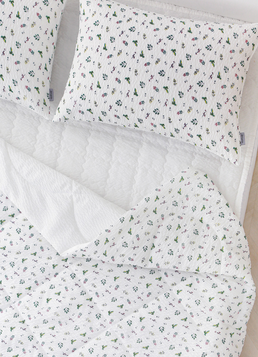 Sheet Seersucker Ripple summer Comforter SS / Q / K