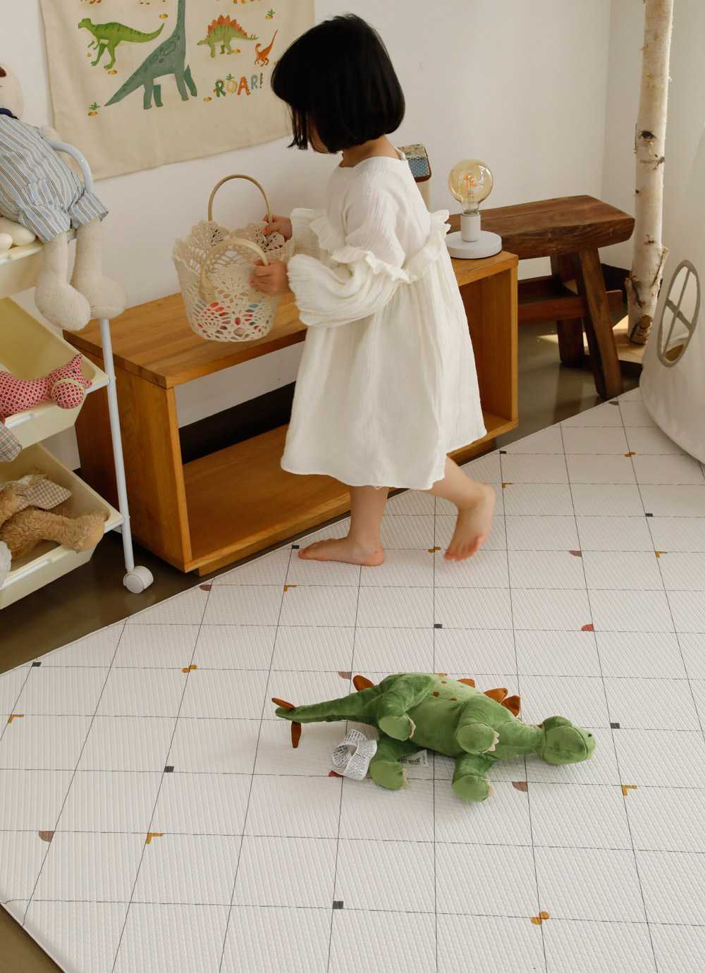 Mobile Made in Korea PVC Floor Noise Mat double-sided Play Mat 14T L / XL