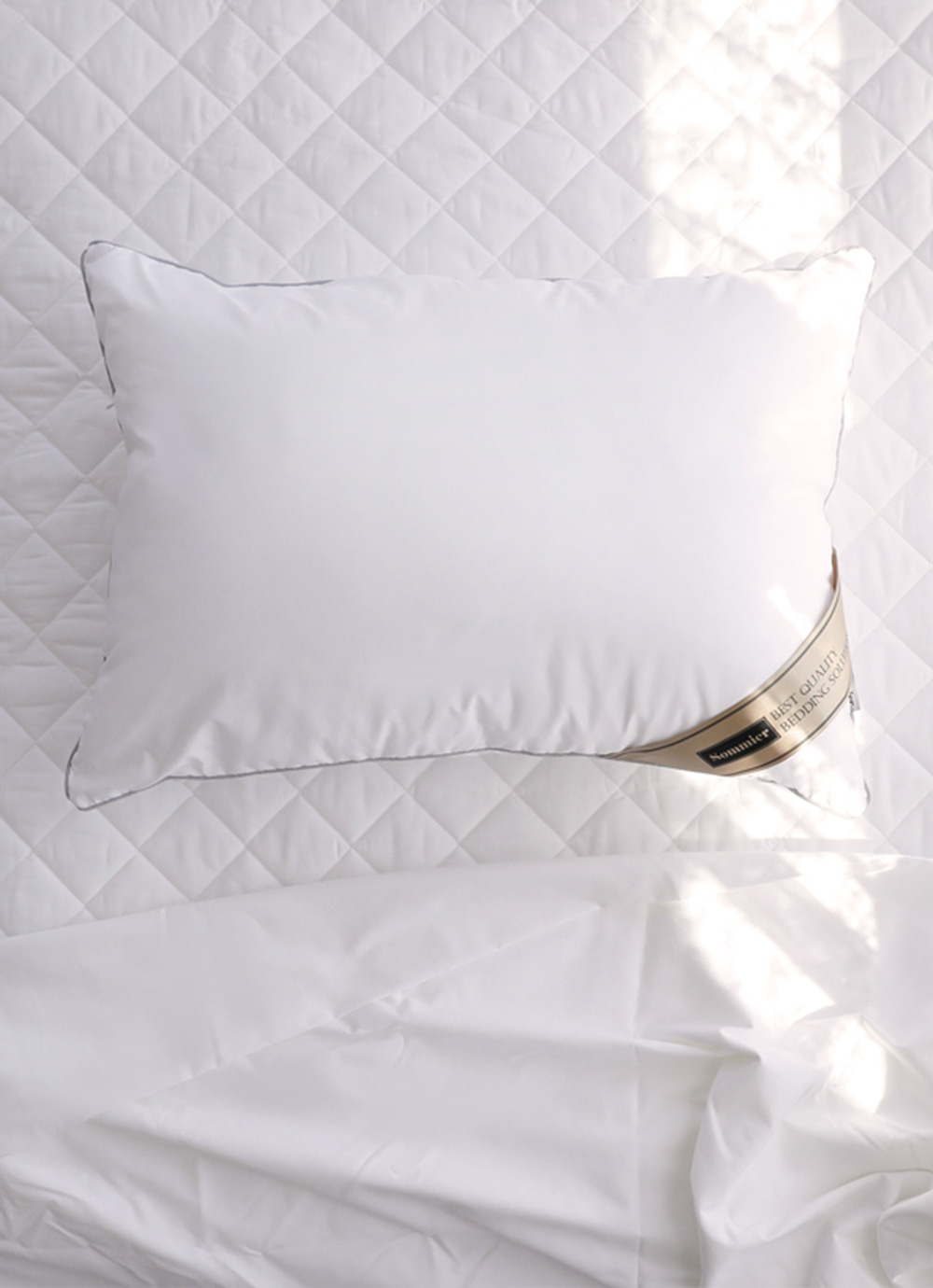Clean and Fluffy gold Allergy-care Down-fill Pillow Insert tall type 40x60 / 50x70