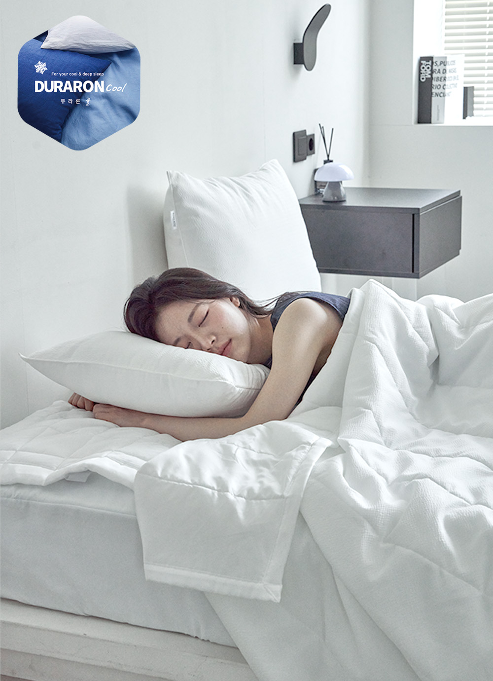 Snow touch genuine Duralon 100% Snow Seersucker Cooling Pillow Cover