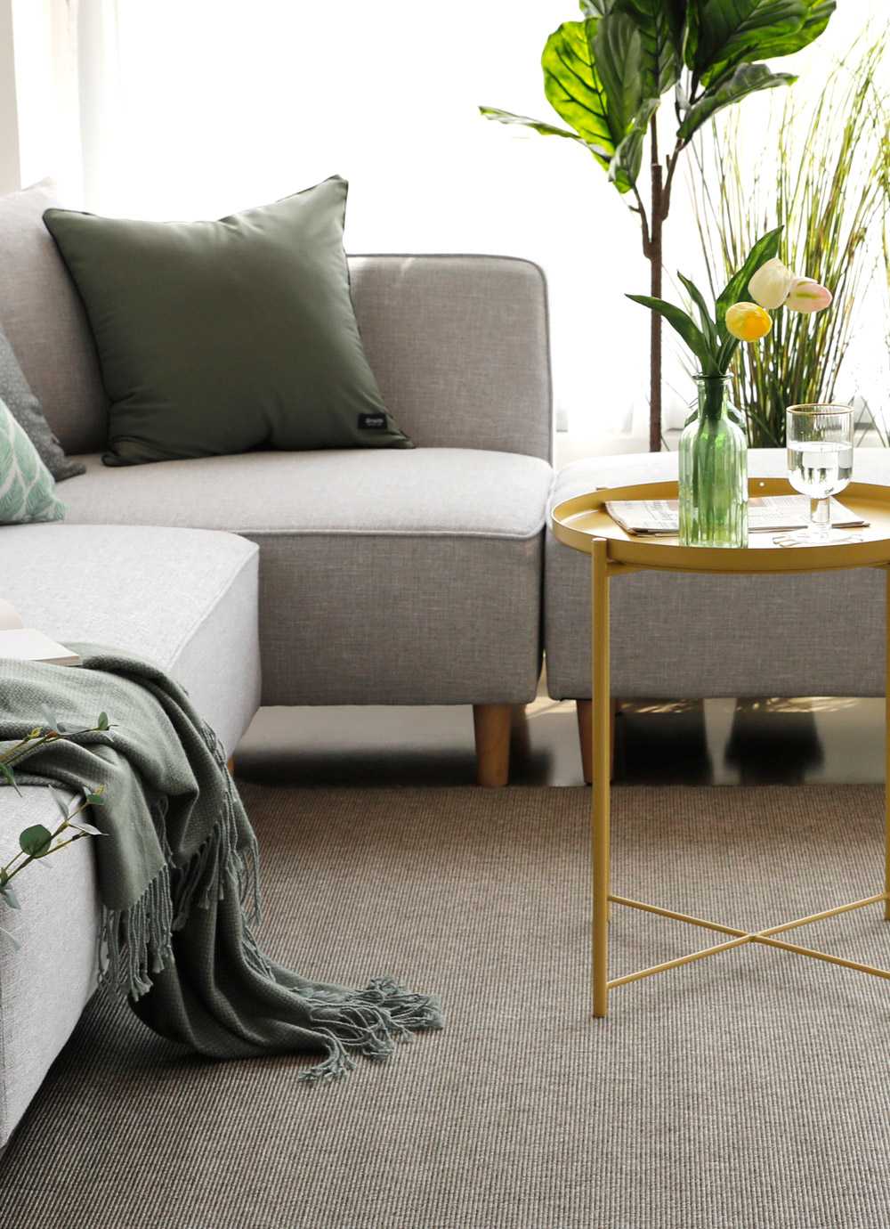 Italy A imported Rebeka Sisal-look Rug 2colors