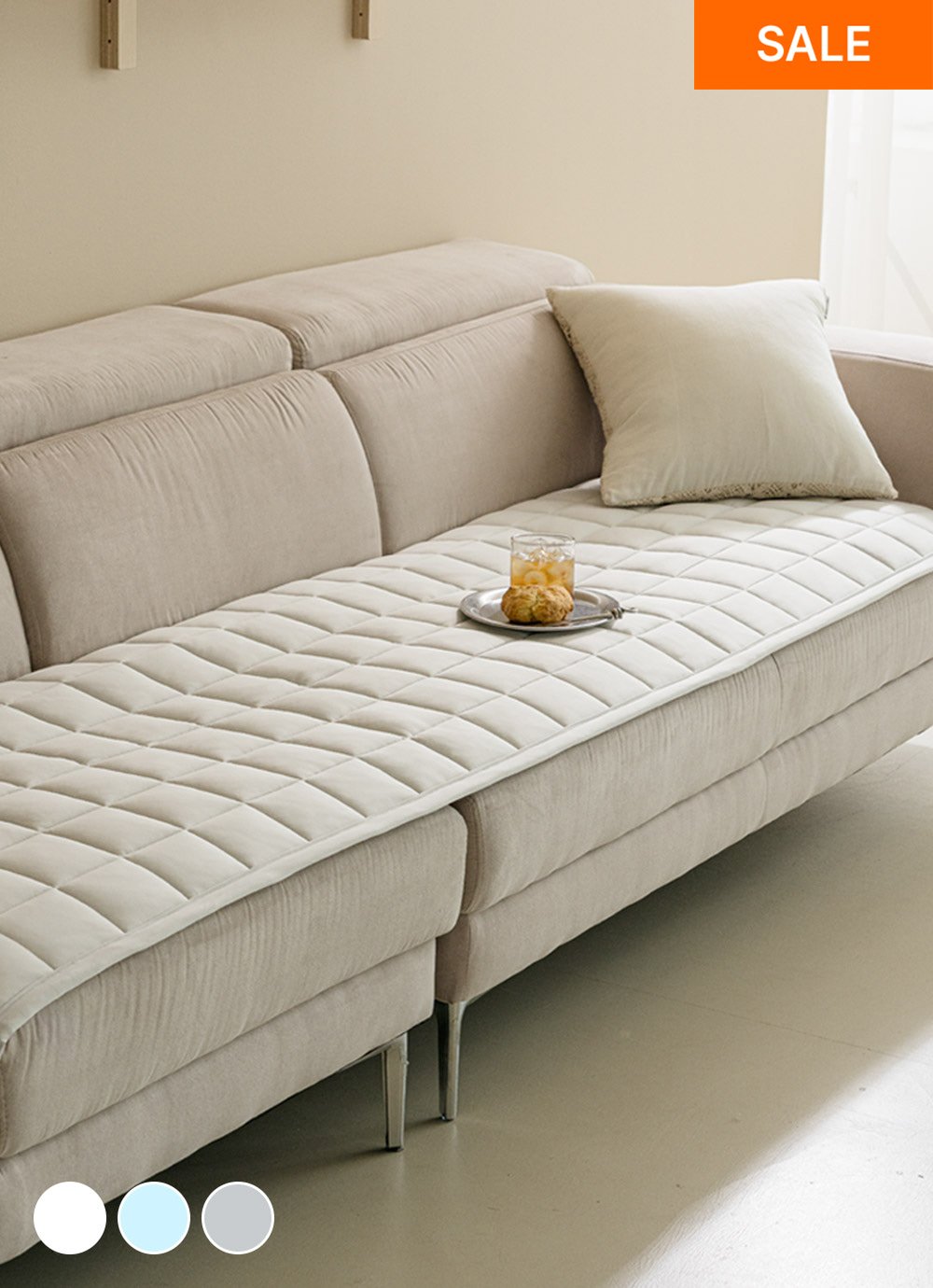 Soda Cooling Sofa Pad 3-person / 4-person 3colors