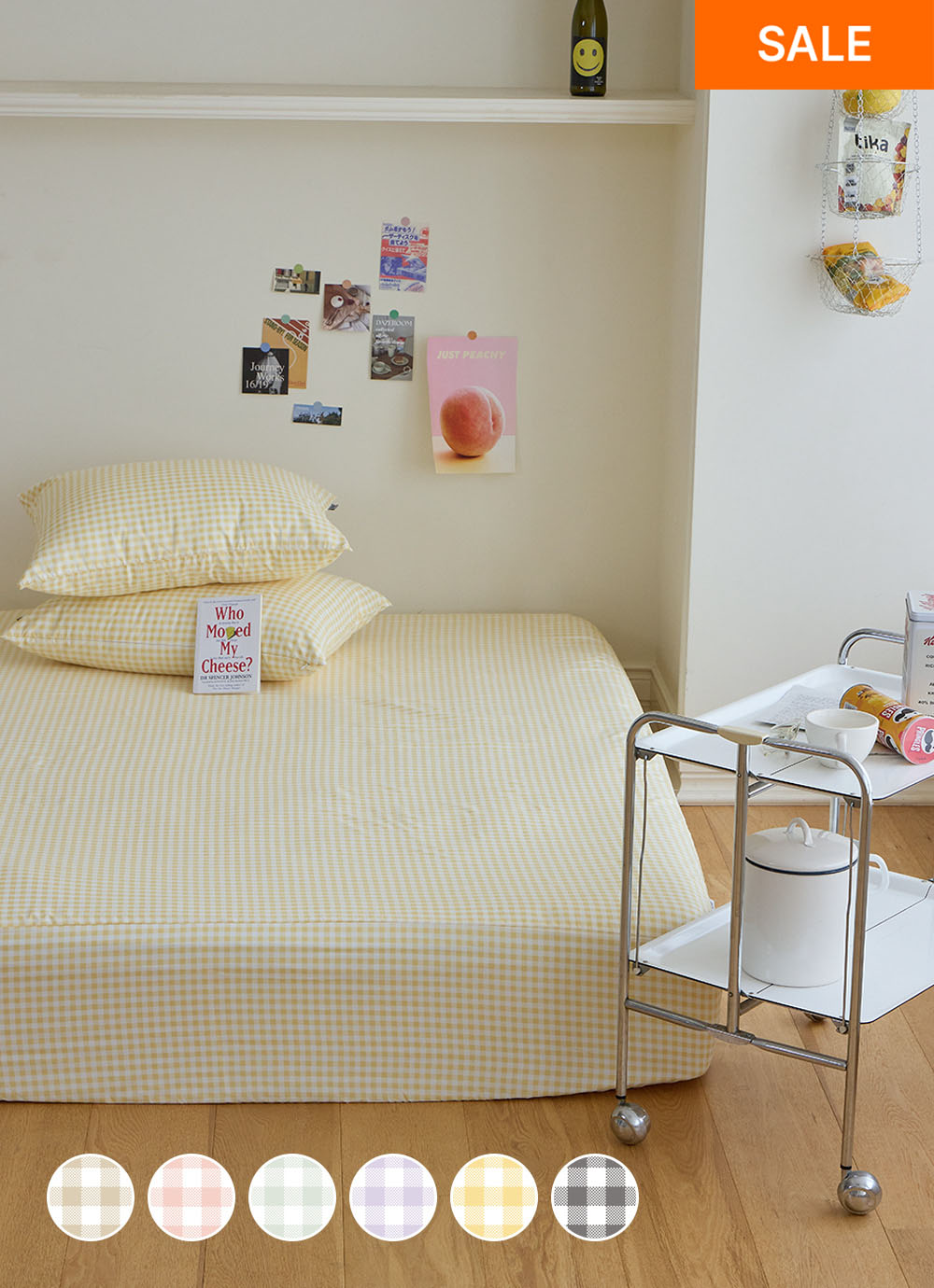 Honey dew Silent Non-irritating Single-layer Mattress Cover S / SS / Q / small K / K / LK 6colors