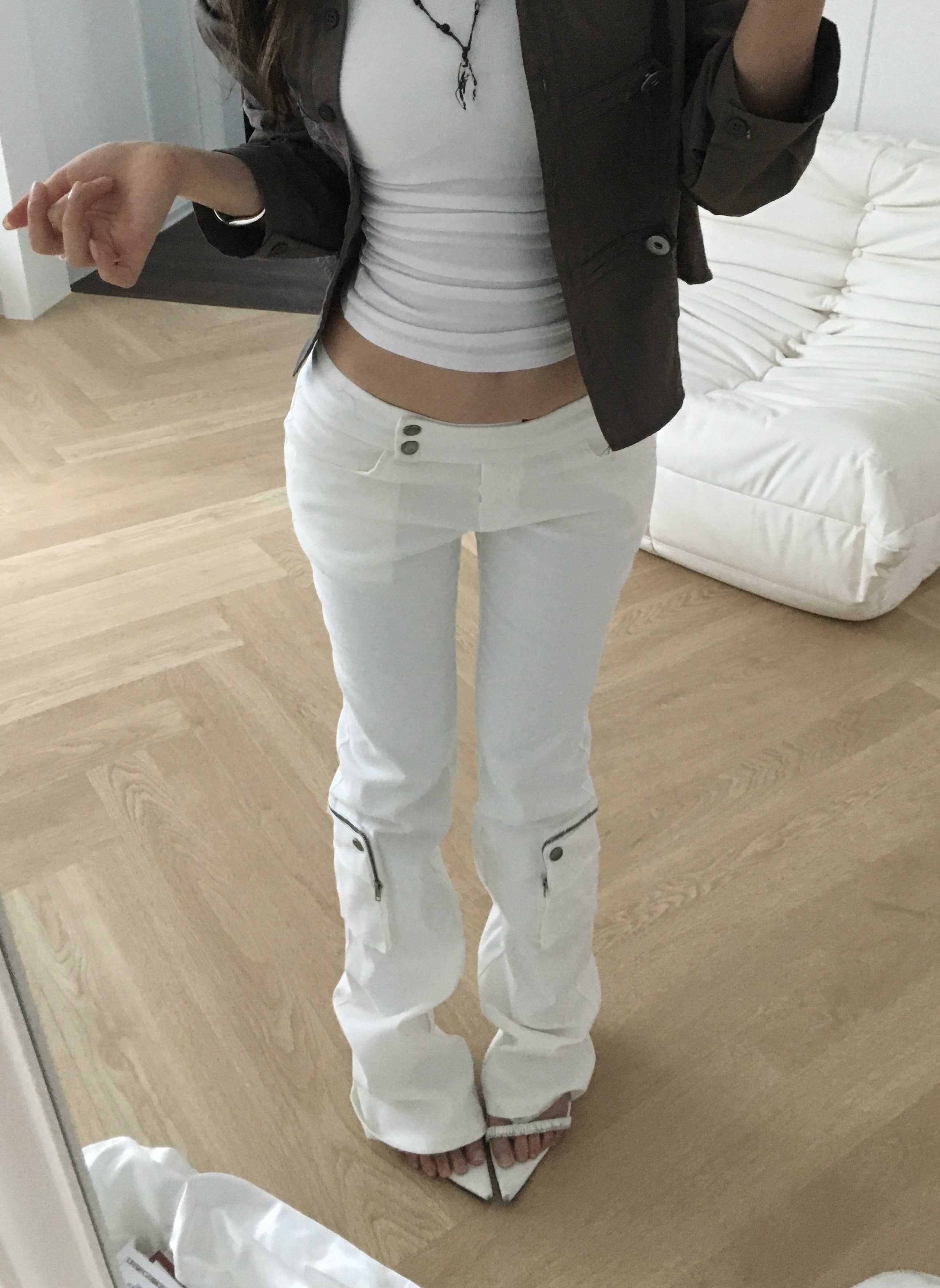 Lay Pocket Low Bootcut Cotton Pants 2 color 레이 포켓 로우 부츠컷 코튼팬츠 2color