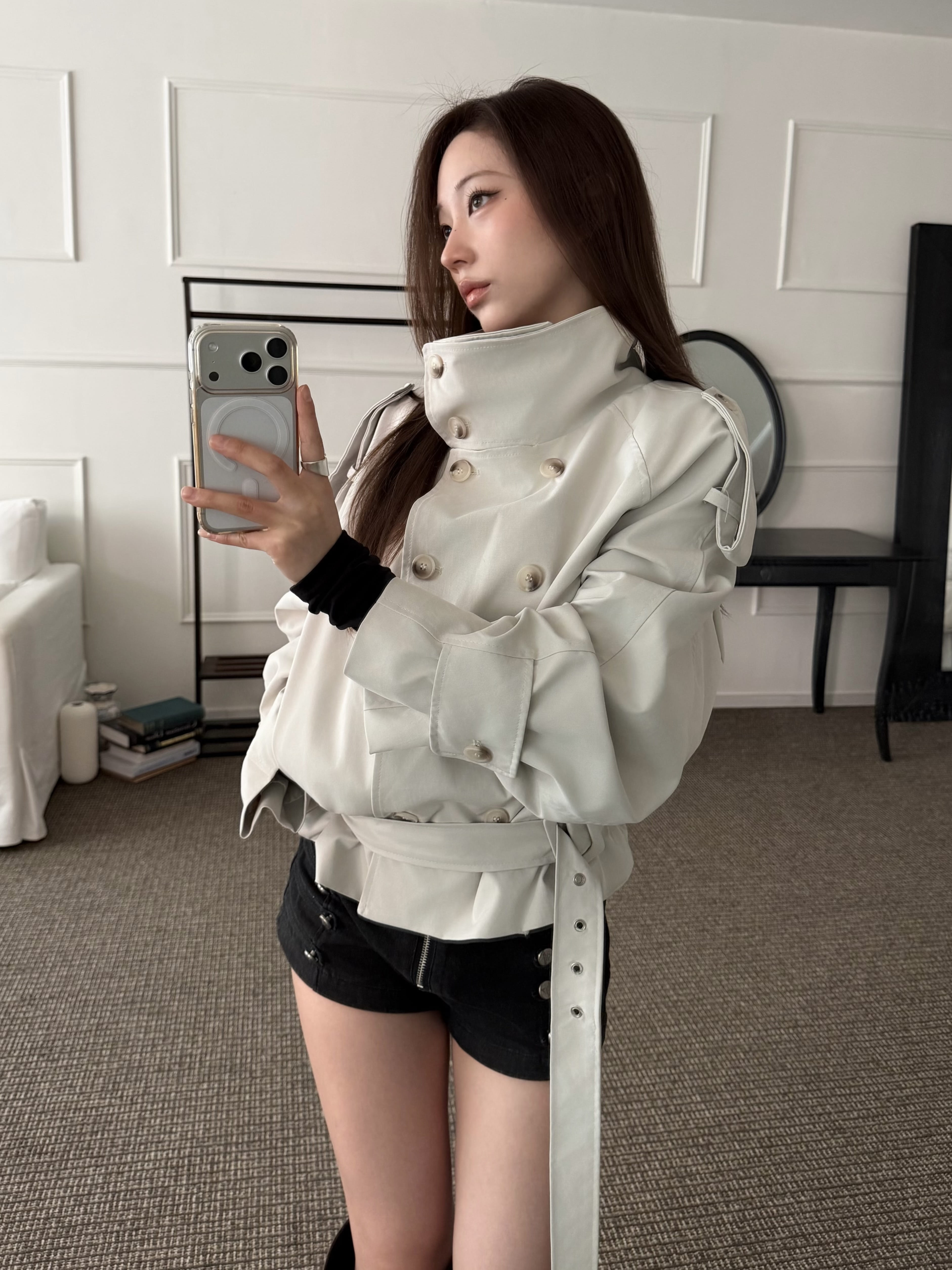 Tokyo Short Trench Jacket 2 color 도쿄 숏 트렌치 자켓 2color