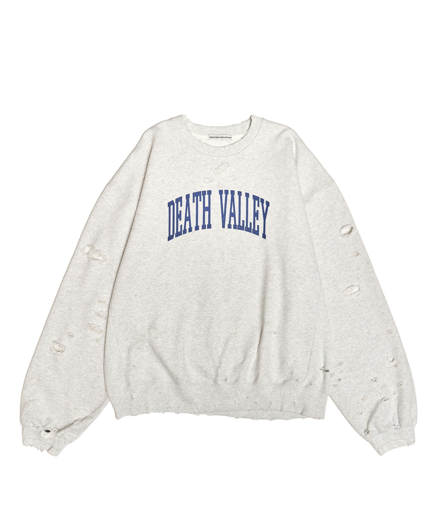 ★SCHISM INDUCING★BORO SWEATSHIRT BORO SWEATSHIRT GREY - SCHISM INDUCING