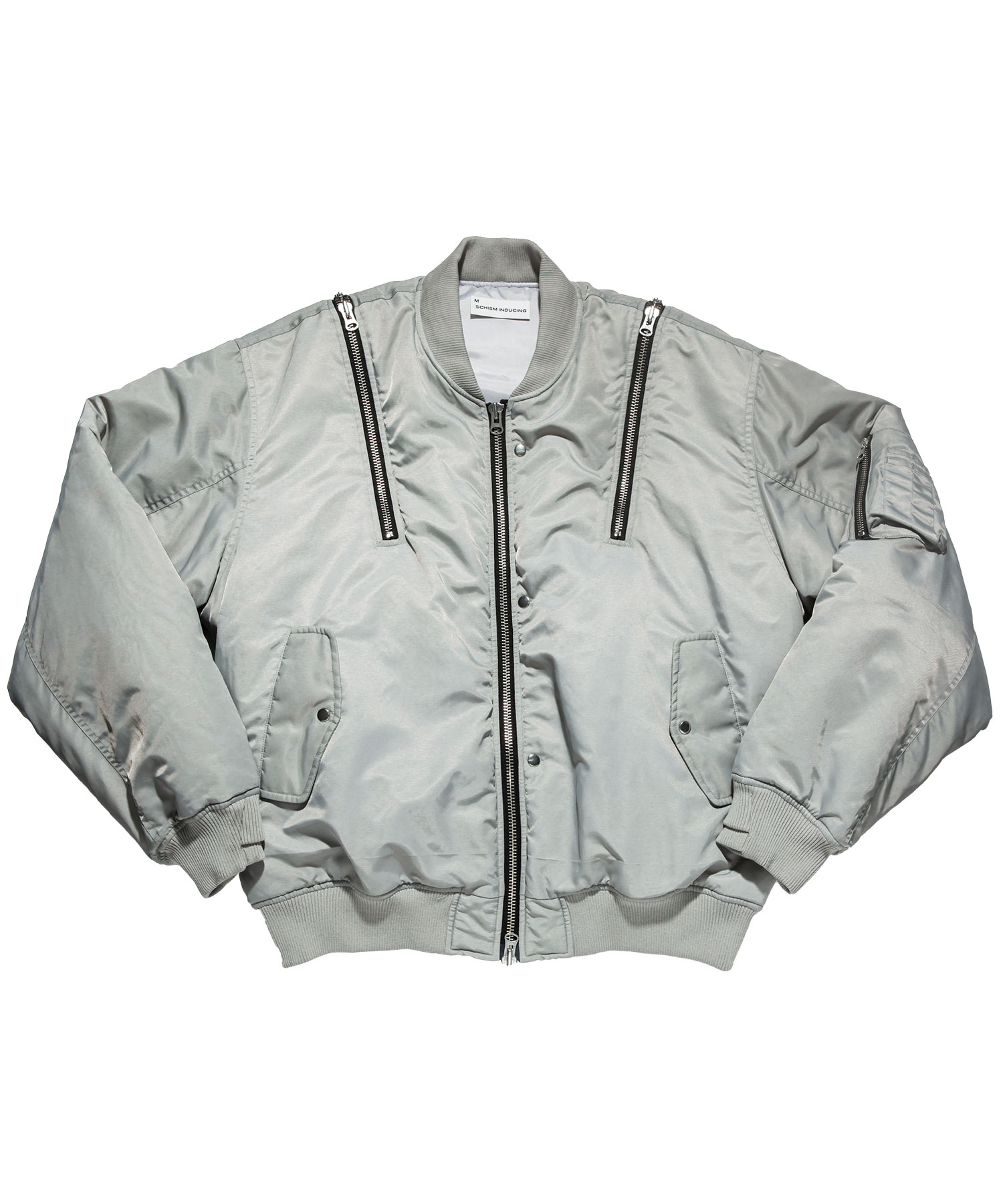 ◆SCHISM INDUCING◆ ZIP BOMBER GREY SB6JP16GY ZIP BOMBER GREY - SCHISM INDUCING