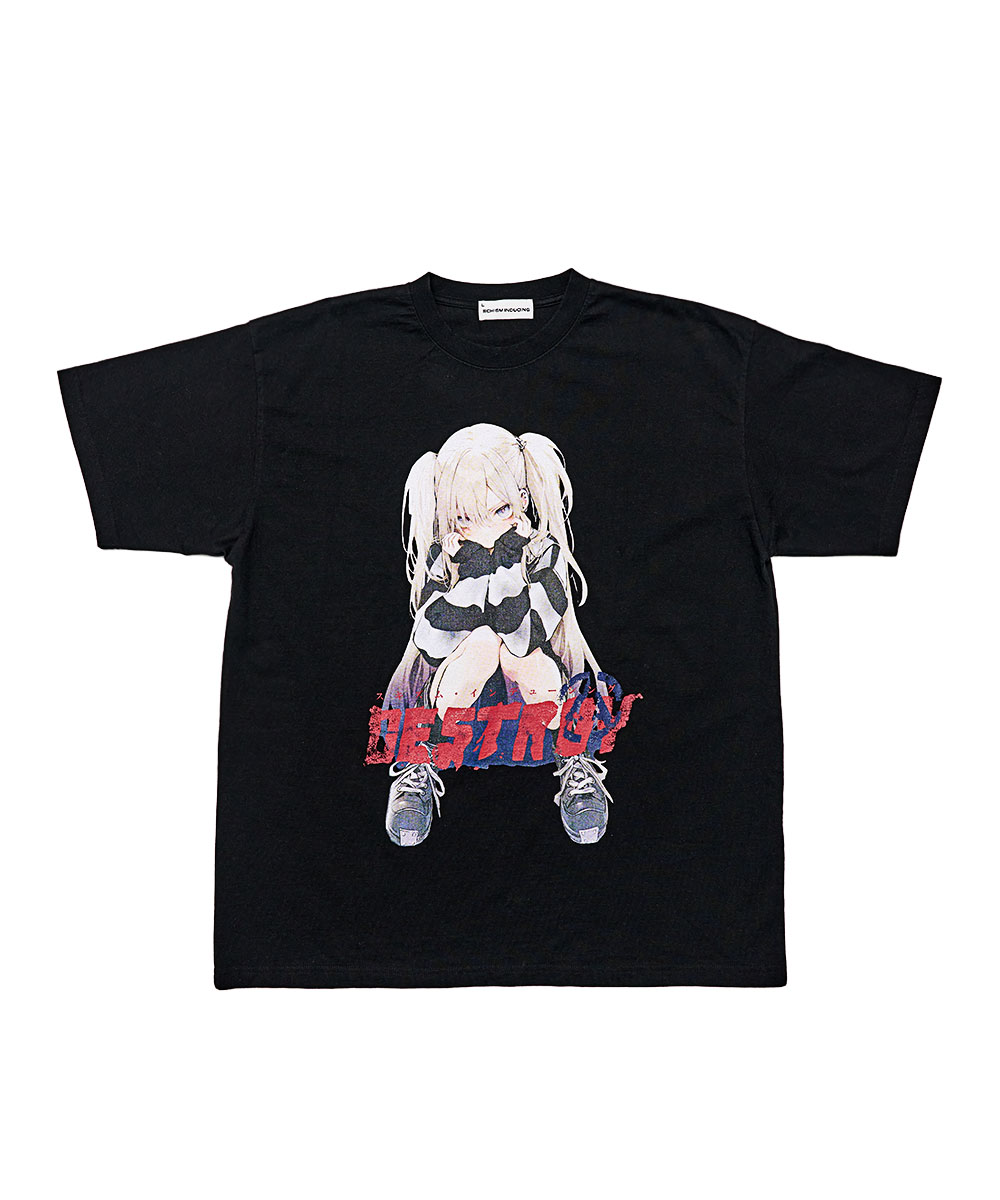 [SCHISM INDUCING] DESTROY GIRL T SHIRT /追跡付 TOPS - TOPS - SCHISM INDUCING