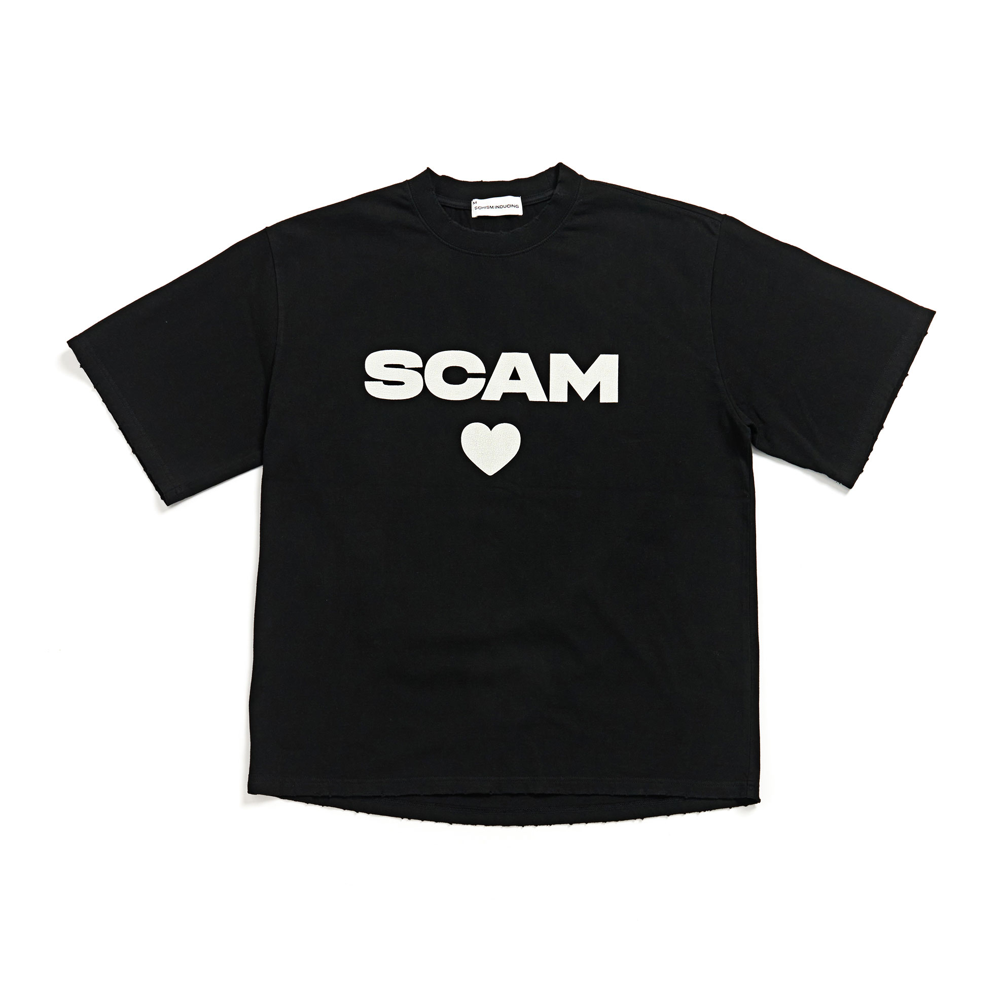 ◆SCHISM INDUCING◆ FAKE REWORKED T SHIRTIVORY SB4TS21IV SALE - T SHIRT - SCHISM INDUCING