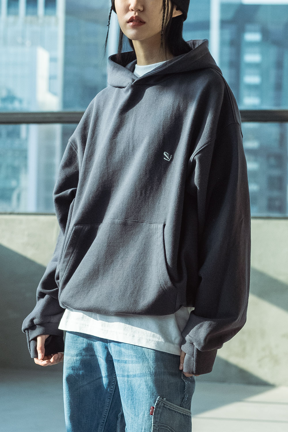 新品 即完売品 ENFOLD ストレッチタフタ シャーリングC/A VEST