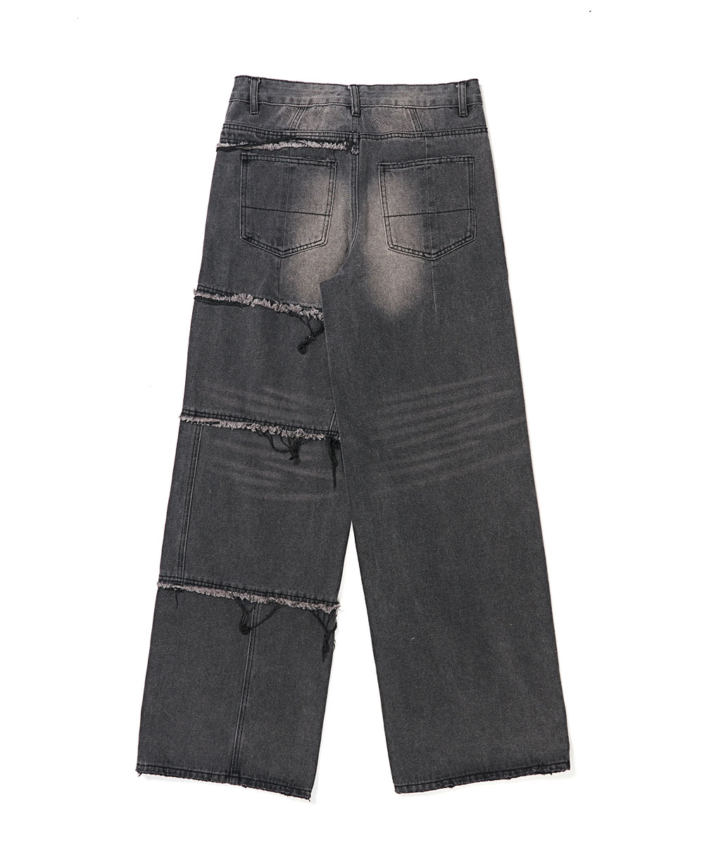 SCHISM INDUCING ■ TWELVE GOLD JEANS TWELVE GOLD JEANS GREY - SCHISM INDUCING