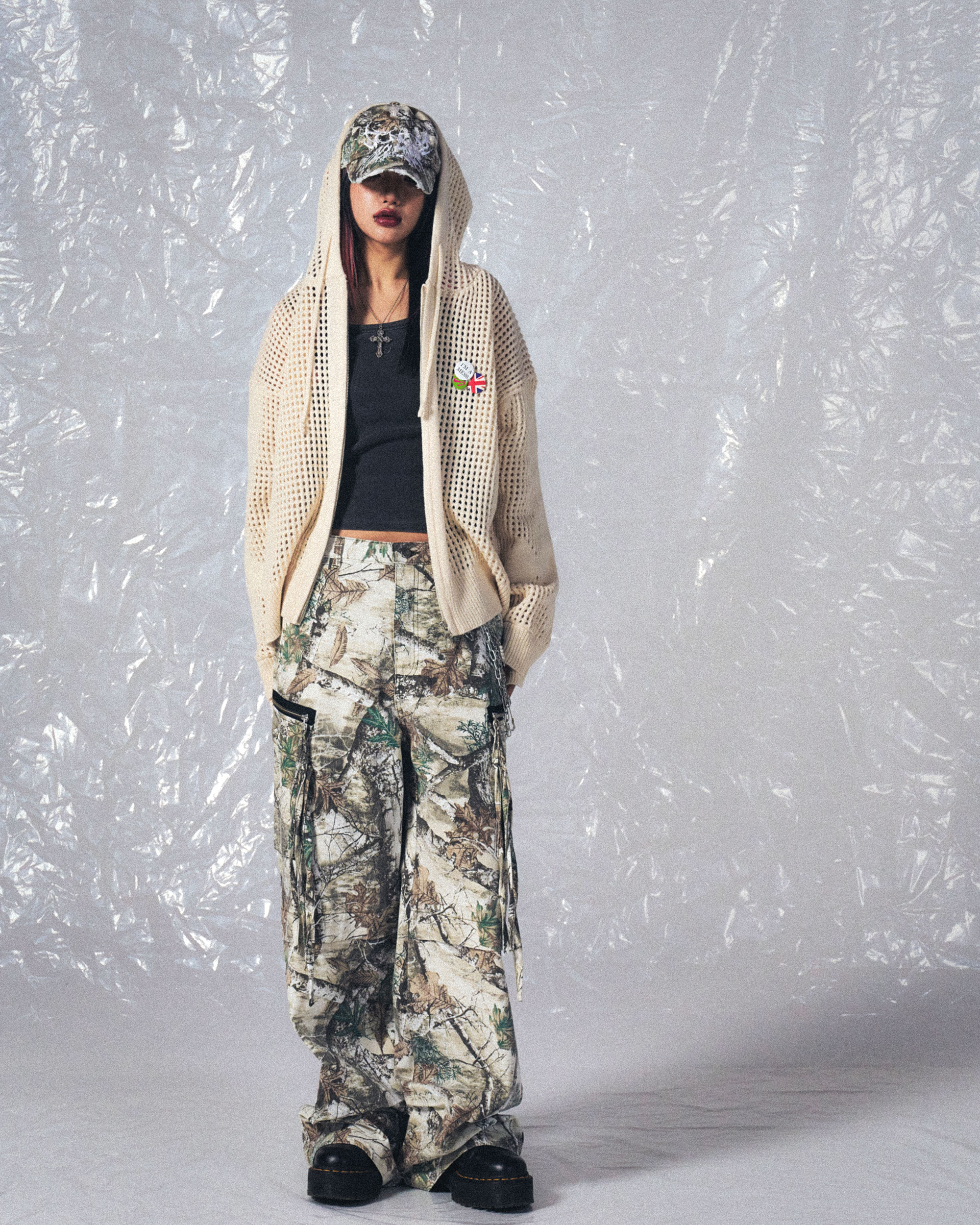 REAL TREE CARGO PANTS BROWN - SCHISM INDUCING