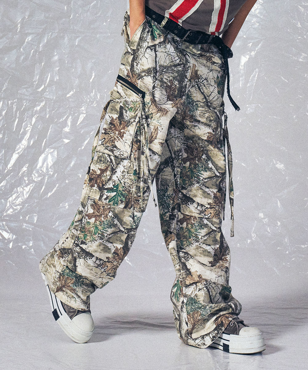 [SCHISM INDUCING] REAL TREE CARGO PANTS /追跡付 REAL TREE CARGO PANTS BROWN - SCHISM INDUCING