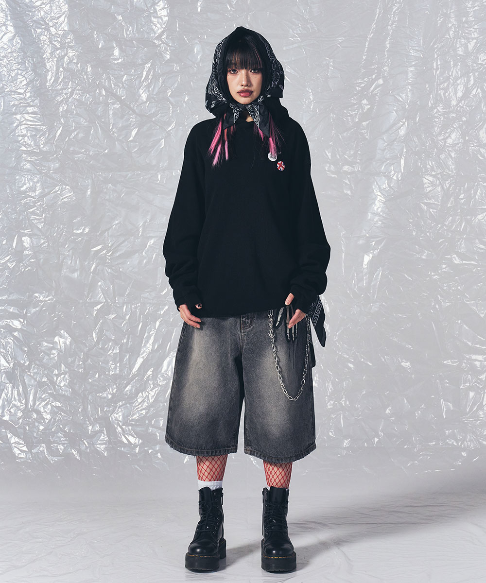 BONE HAND JORTS GREY - SCHISM INDUCING