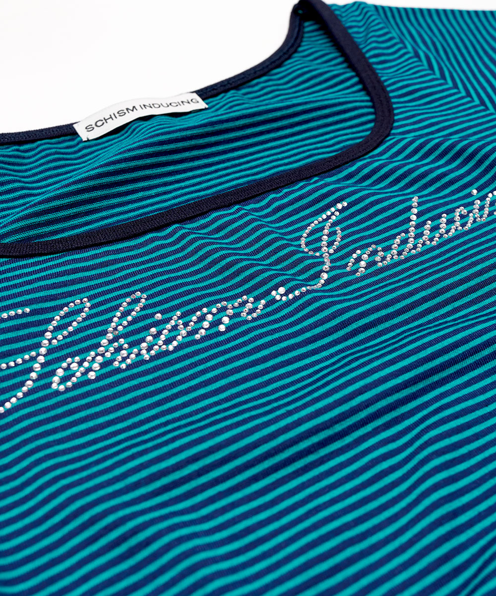 【SCHISM INDUCING】 HF SHIRRING T SHIRT ★韓国の大人気 HF SHIRRING T SHIRT GREEN - SCHISM INDUCING