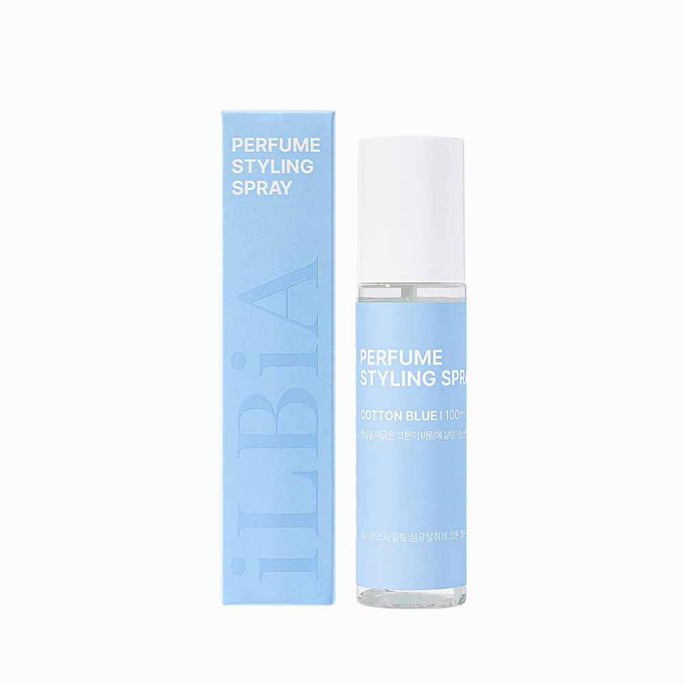 일비아 스타일링 섬유탈취제 코튼블루 100ml