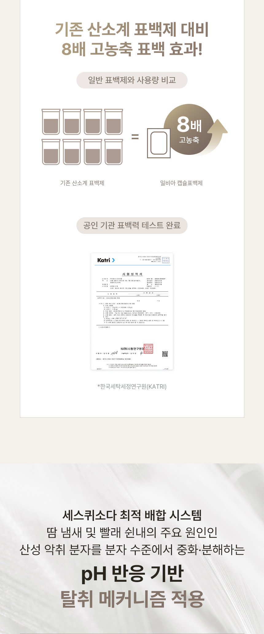 일비아 화이트버블 스팀 캡슐 표백제 30개입 상세 10