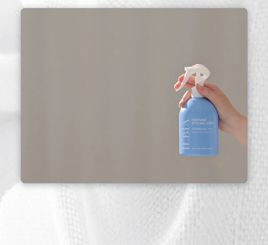 일비아 스타일링 섬유탈취제 코튼블루 400ml 상세 2