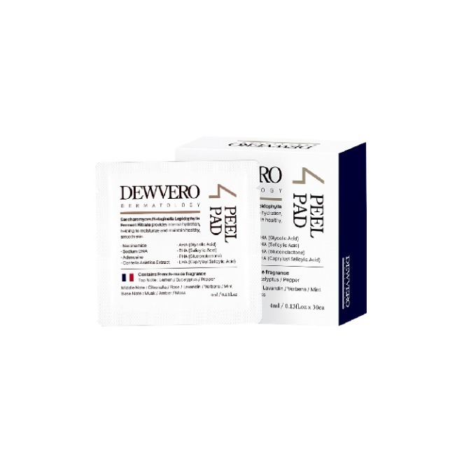 DEWVERO ピール パッド Dewvero] 4 Peel Pad 1Box (30ea) - Gyeol by Kaleidcia