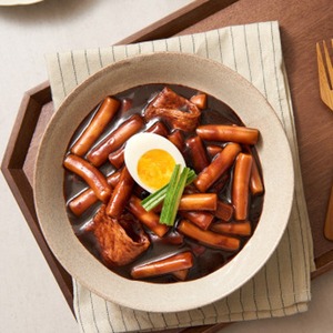[떠뽀퀸] 짜장 밀떡볶이 2인용(캠핑용,즉석조리,밀키트)
