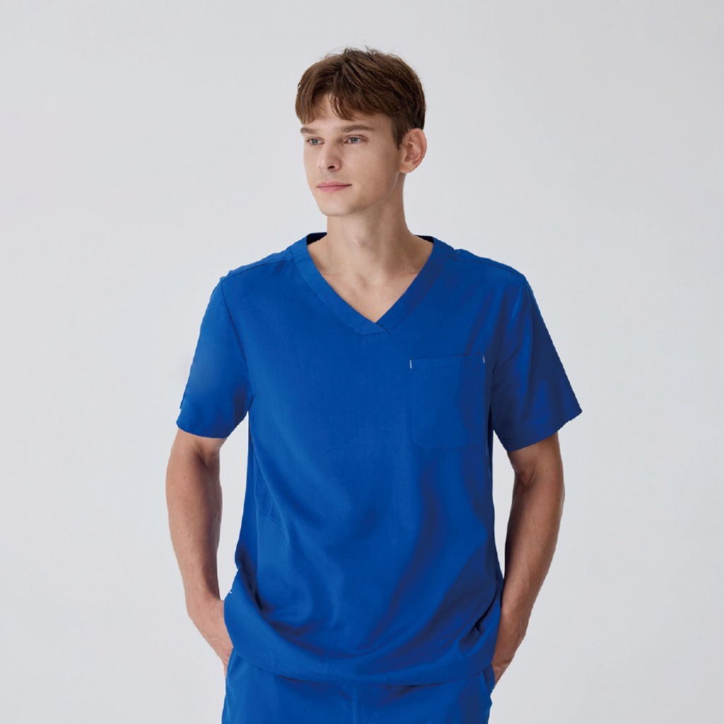 ATVLO PRIMO™ Knox / Blue Scrubs Top