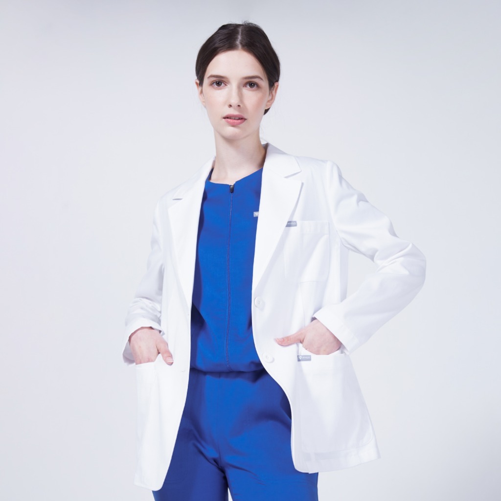 ATVLO BASIC Serena / Women’s Basic Short Lab Coat