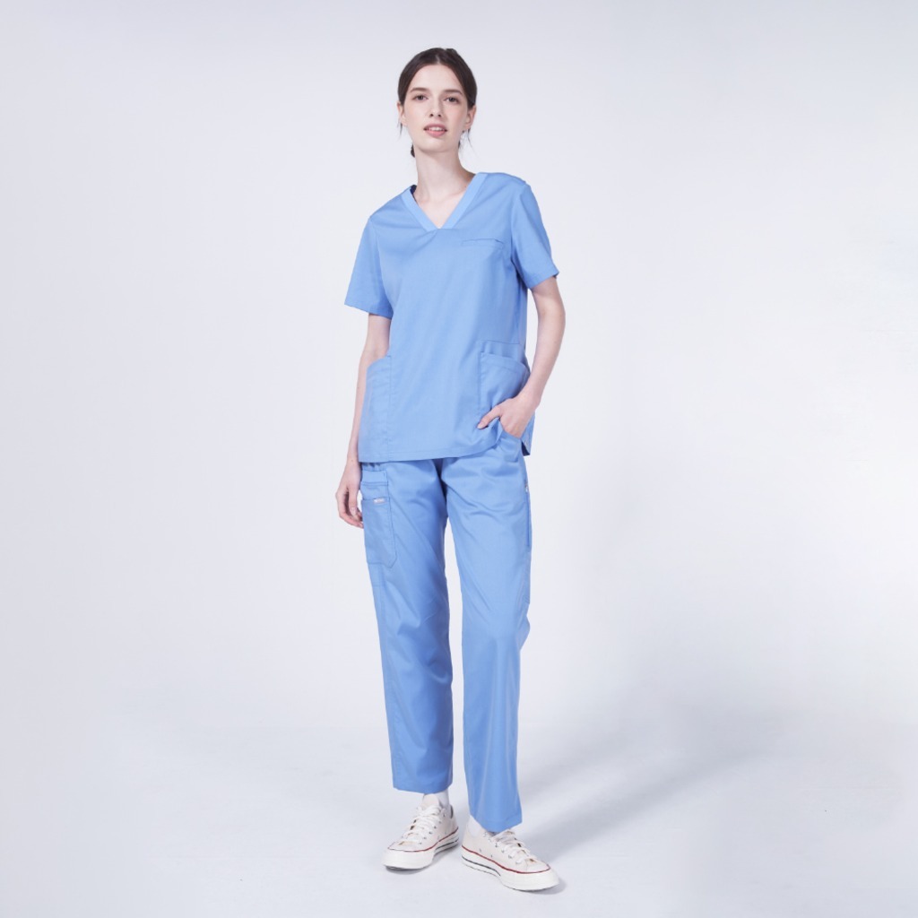 ATVLO BASIC Ila Carina / Seven-Pocket Scrub Pants