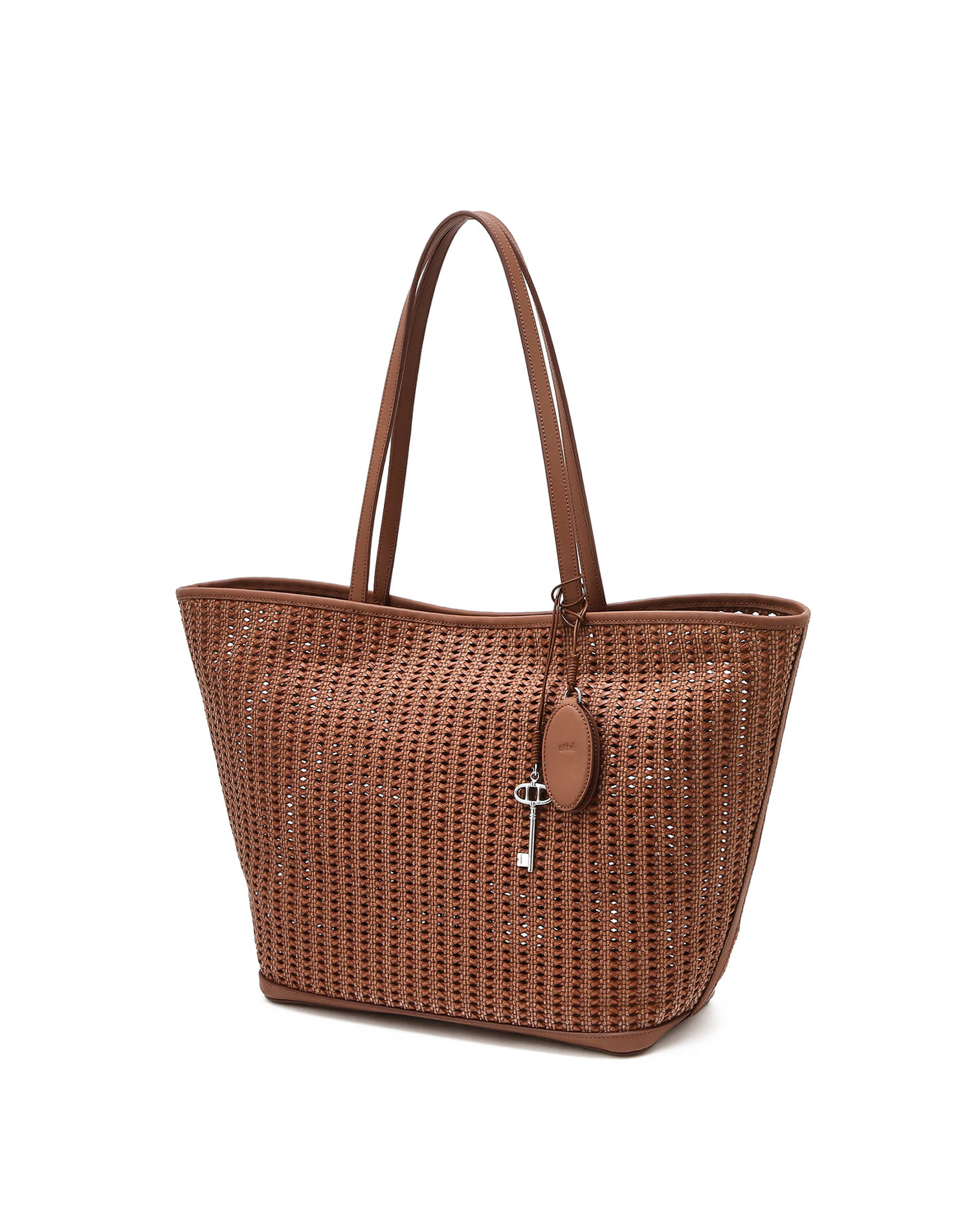 [PANIER] 파니에 메쉬 쇼퍼 숄더백L (Brown)
