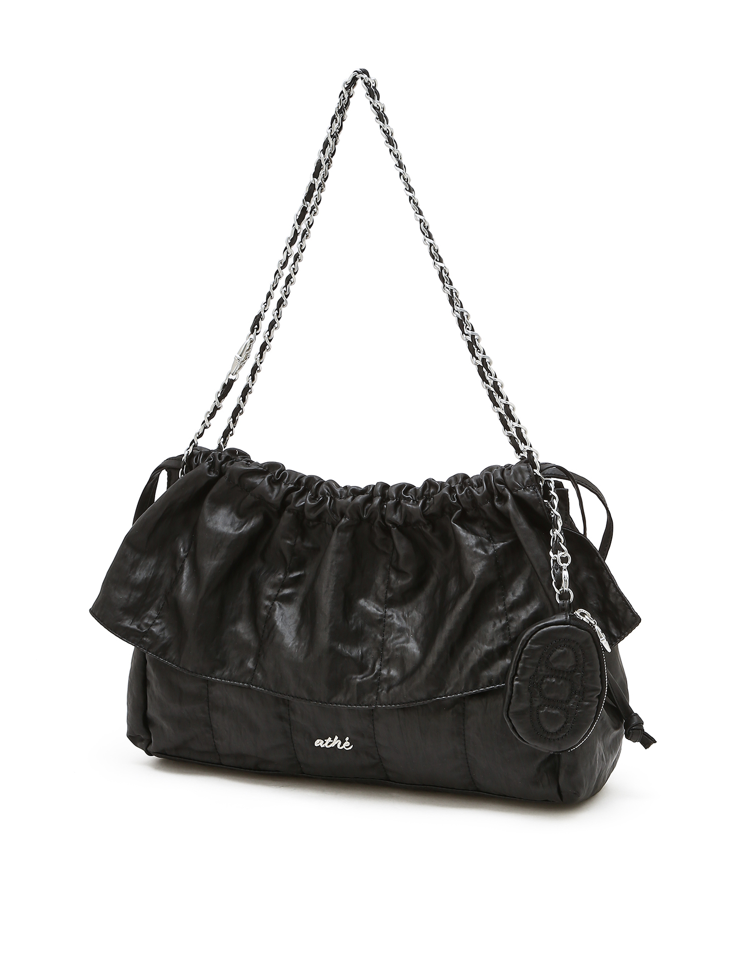 [FRILL] Dupeskin Shoulder Bag M (Black)
