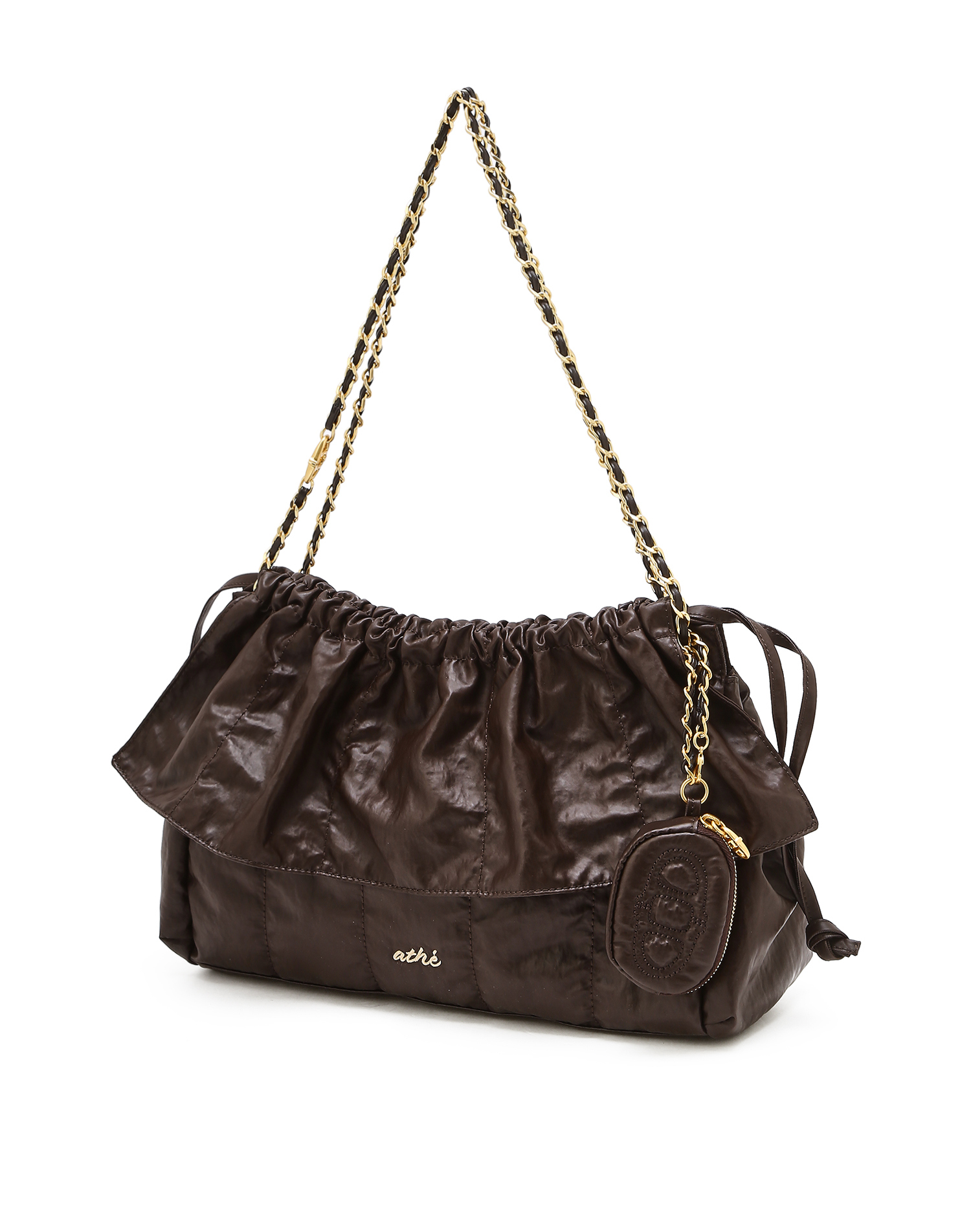 [FRILL] Dupeskin Shoulder Bag M (Brown)