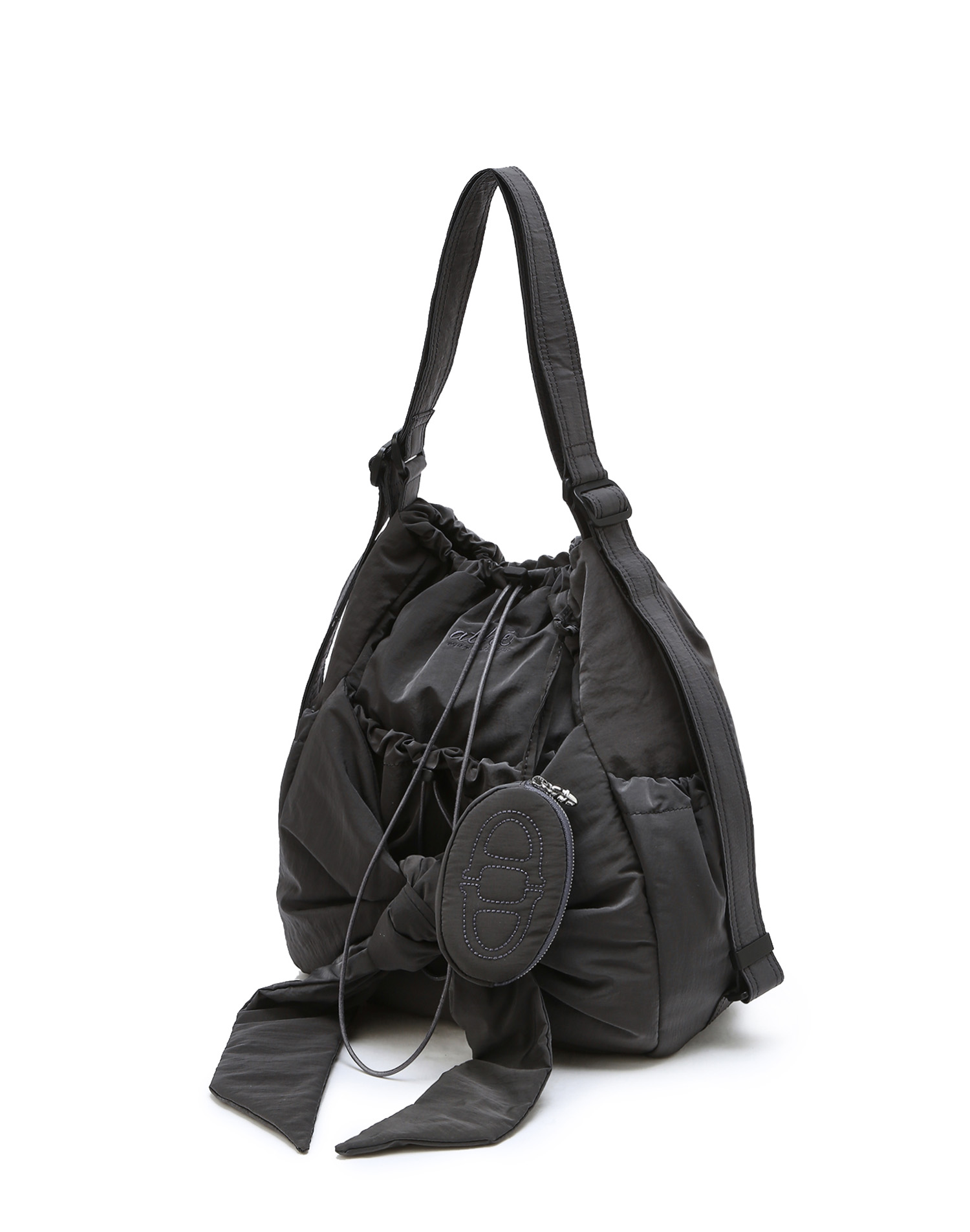 [RUBAN] Le Bon Ribbon Backpack &amp; Shoulder Bag S (Dark Grey)