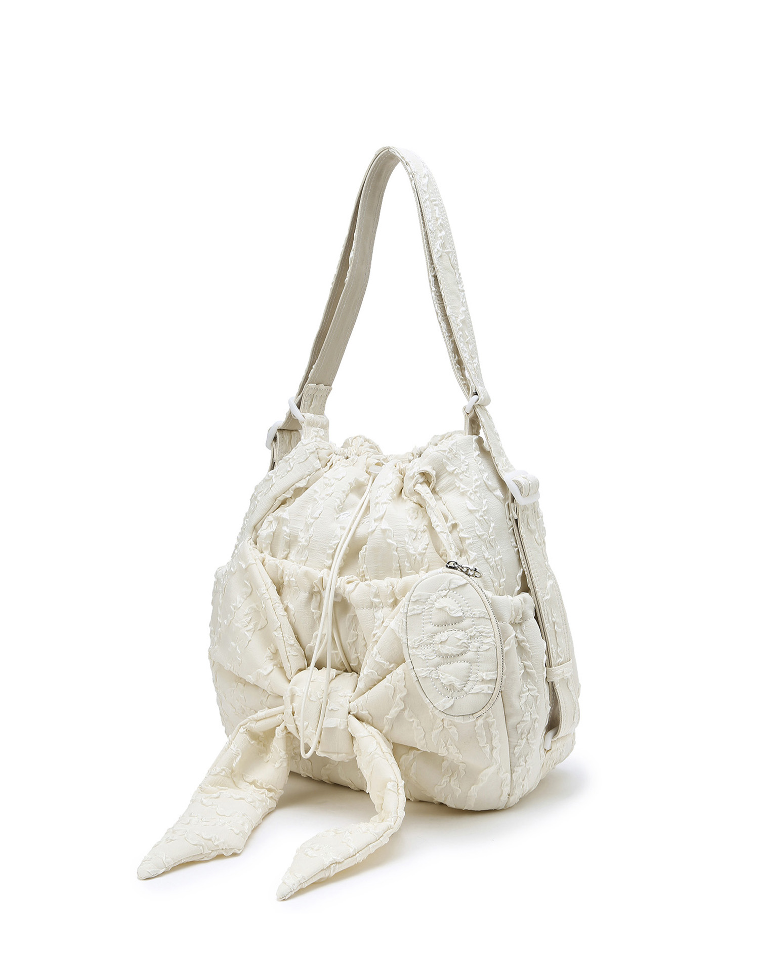 [RUBAN] Le Bon Lace Backpack &amp; Shoulder Bag S (Ivory)