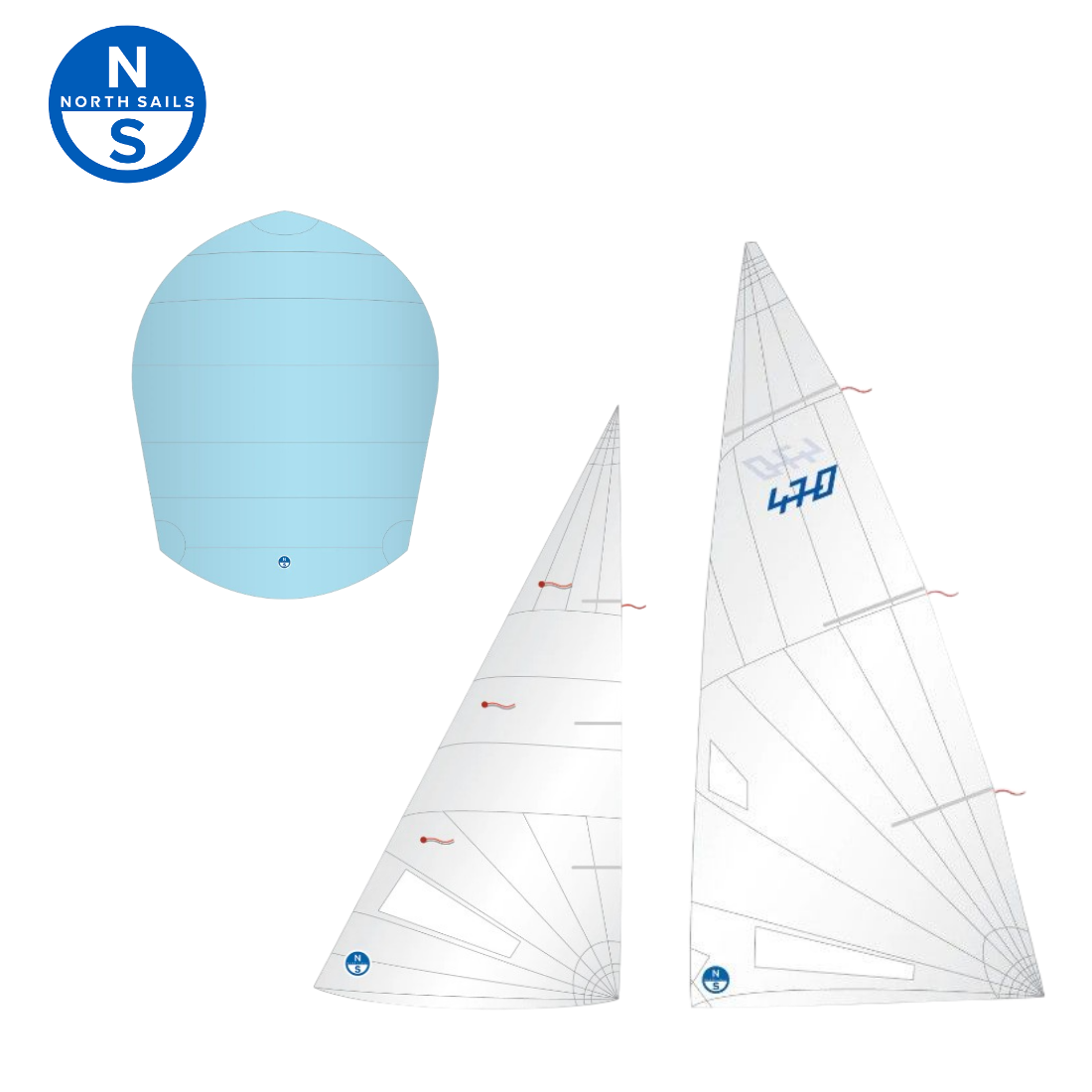 Da Sails 470 Sail Set - 리그마린