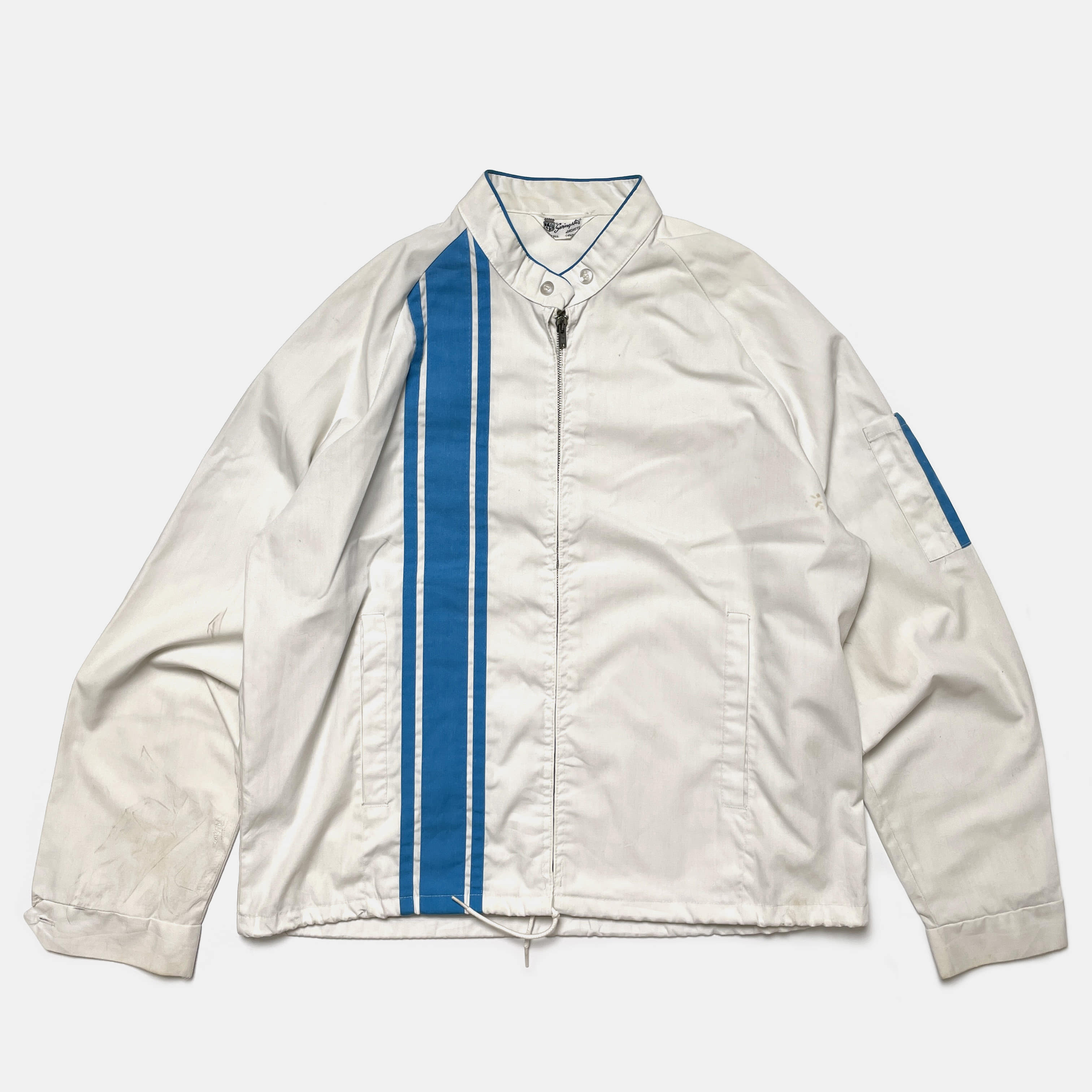 70's swingster poly/cotton racing jacket (XL) 파인더스키퍼스