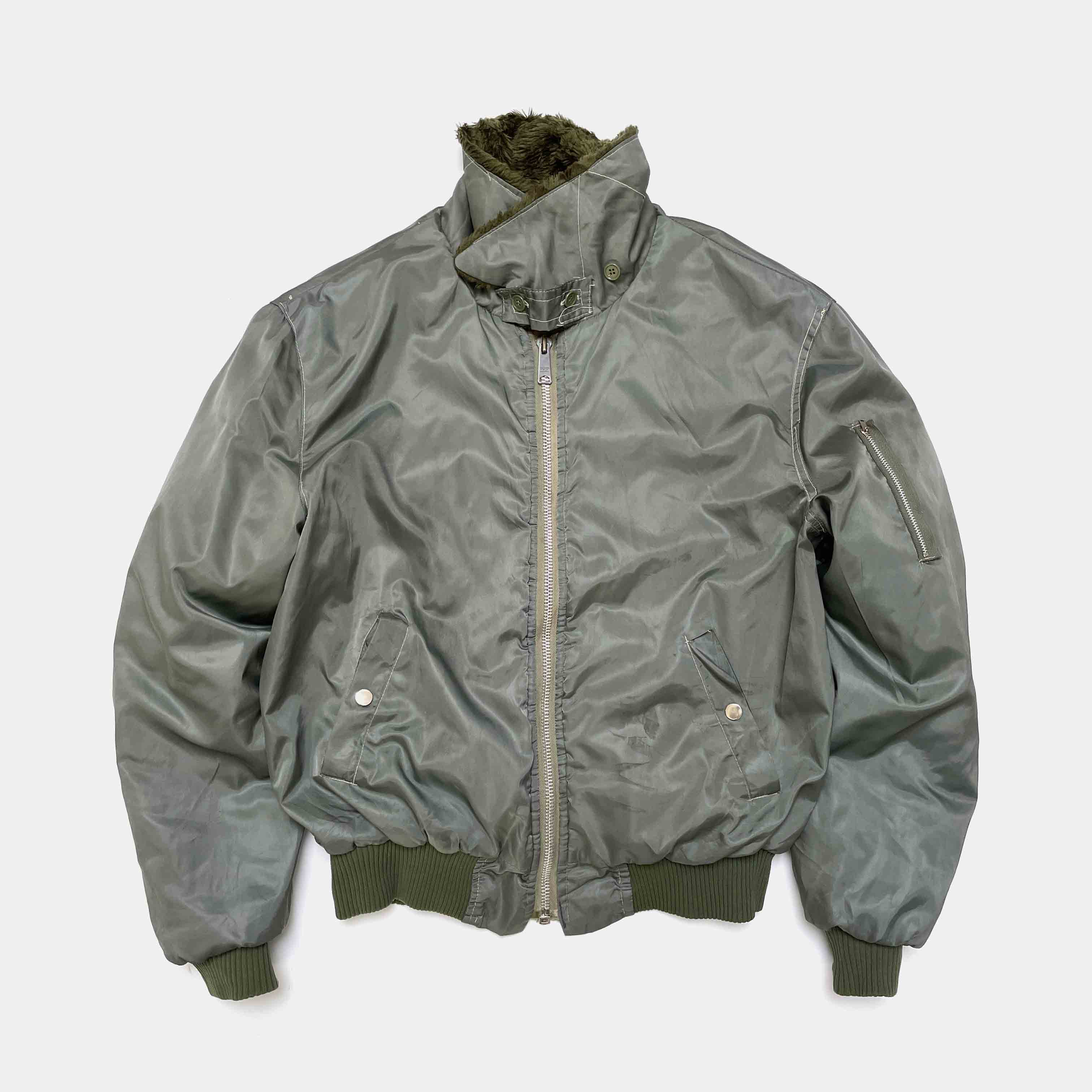 quilted lined nylon flight jacket (XL) 파인더스키퍼스