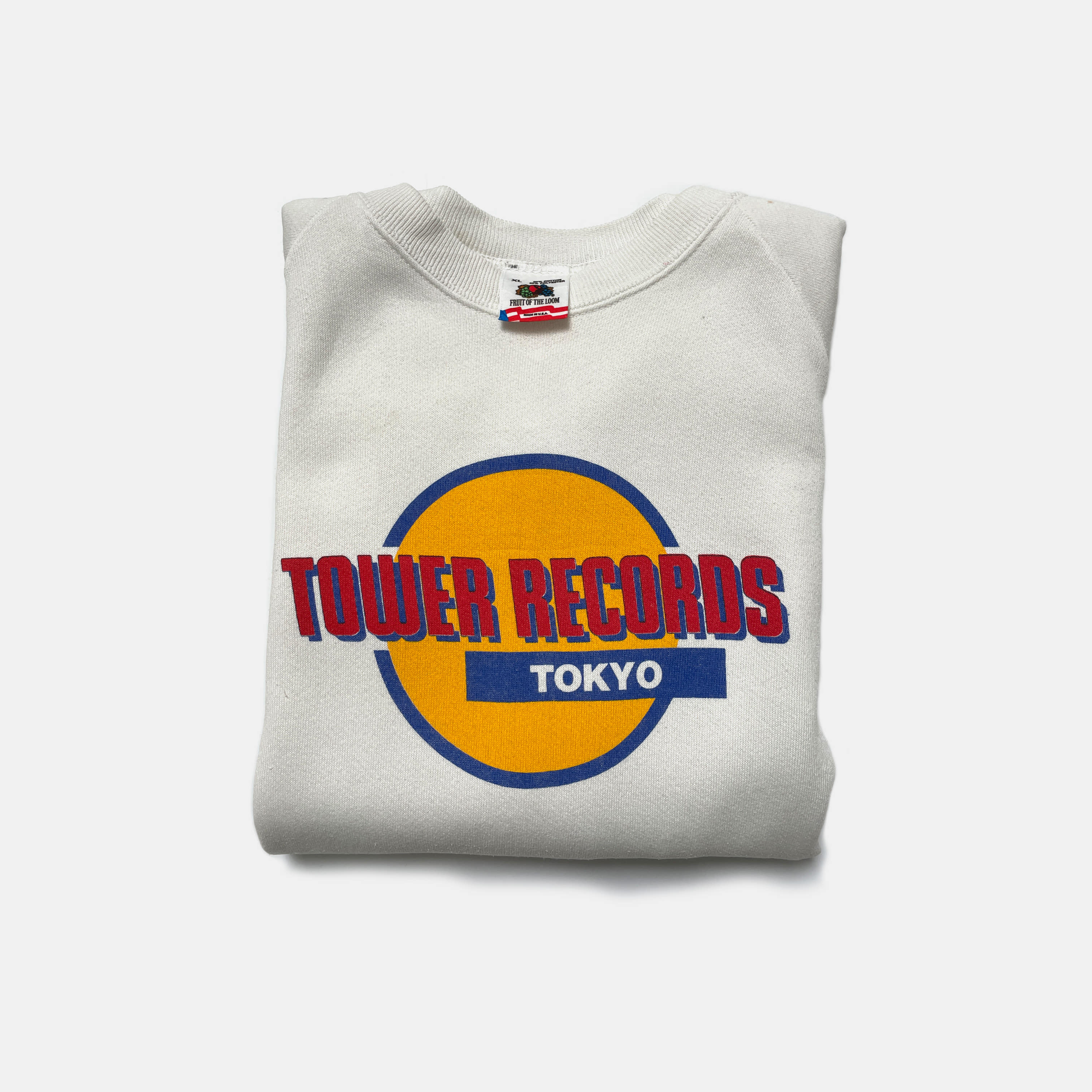 vintage Tower records sweatshirt (LXL) 파인더스키퍼스