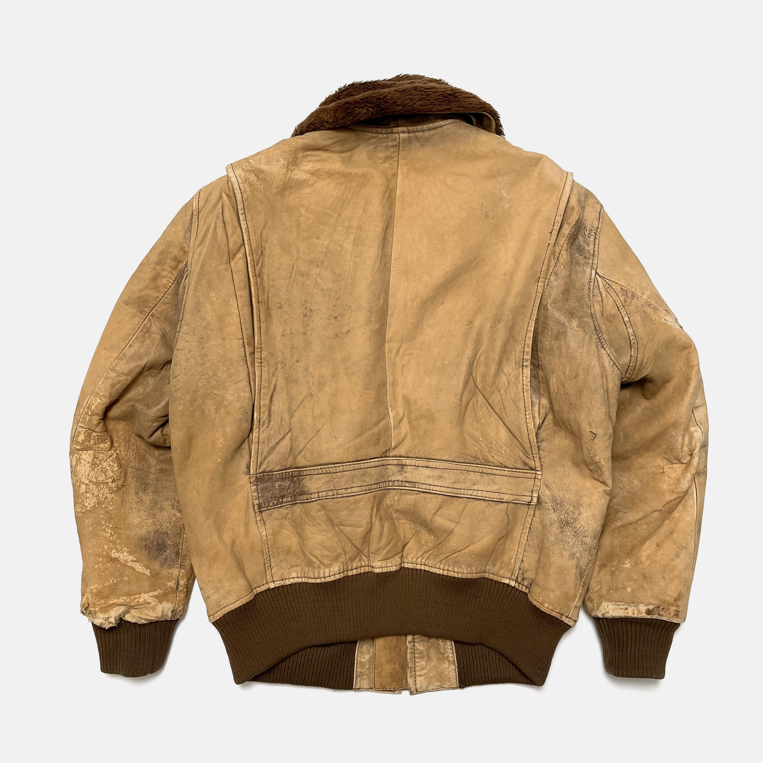 bobson damaged leather jacket(L) 파인더스키퍼스