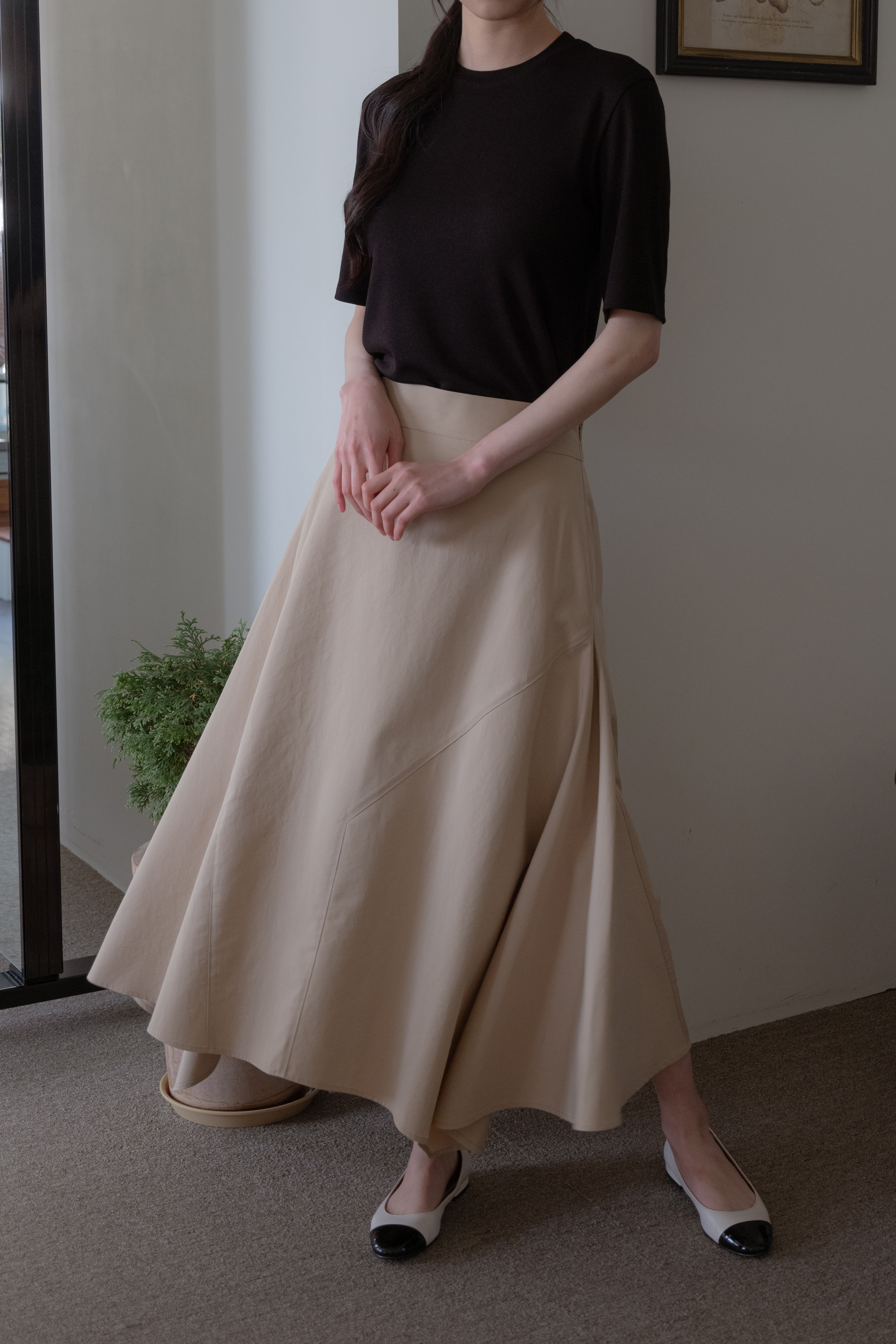 s/s Oblique skirt