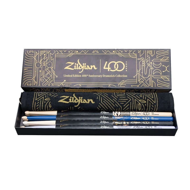 스틱 번들박스 5A스틱 4조 드럼타올 Zildjian Limited Edition 400th Z5ABUNDLE-400