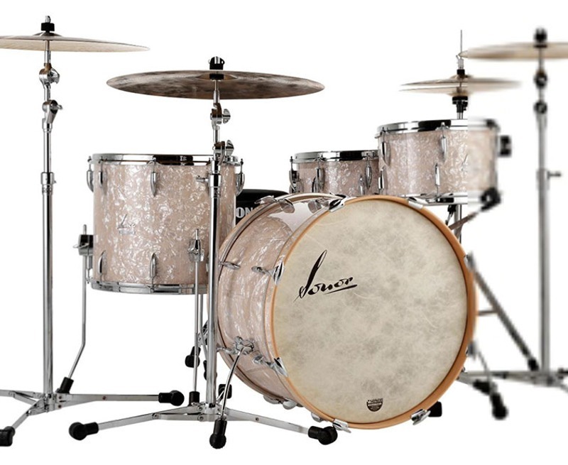 Sonor Vintage 시리즈 5기통 색상 Vintage Pearl BD2014 (베이스20인치, 하드웨어별도)