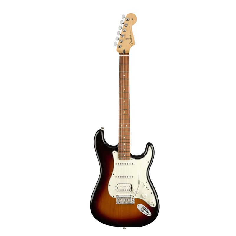 ギター Fender Mexico Player Strat FR HSS MN PWT Fender Player Stratocaster HSS (MEX, MN) - black Str shape