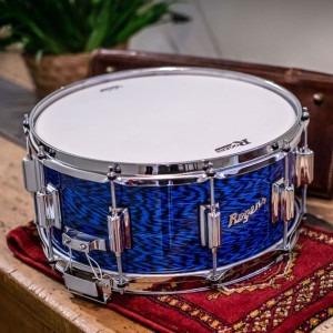 ROGERS 로져스 다이나소닉 메이플 스네어 드럼 14x6.5 블루 오닉스 / #37-BLO